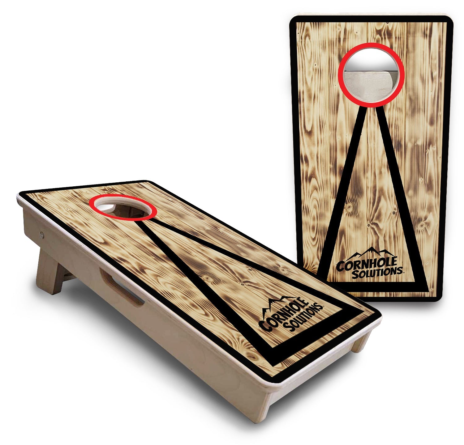 Mini Cornhole Boards - Burnt Triangle