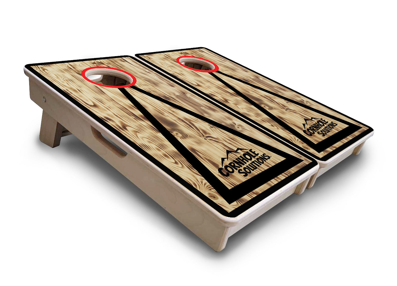 Mini Cornhole Boards - Burnt Triangle