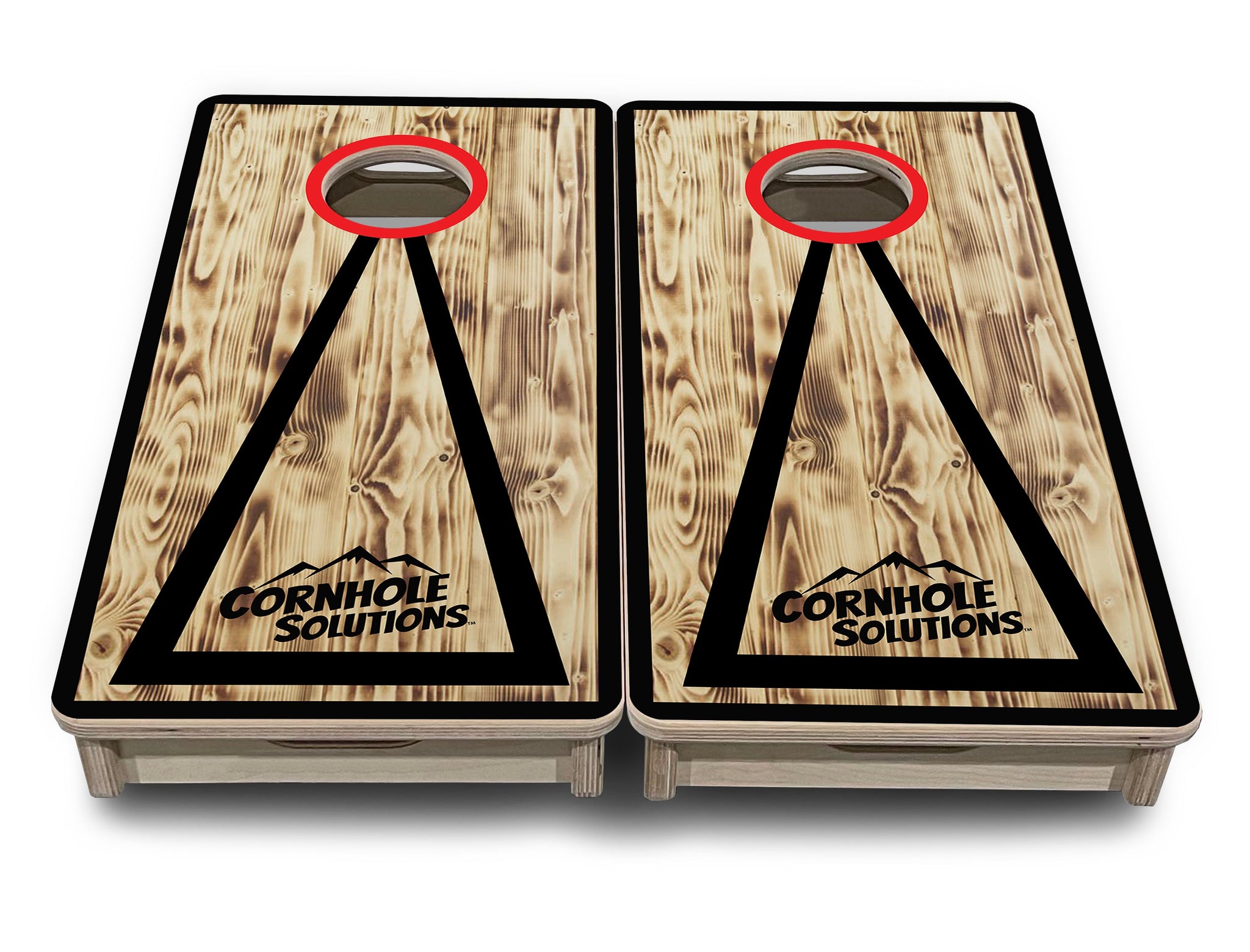 Mini Cornhole Boards - Burnt Triangle