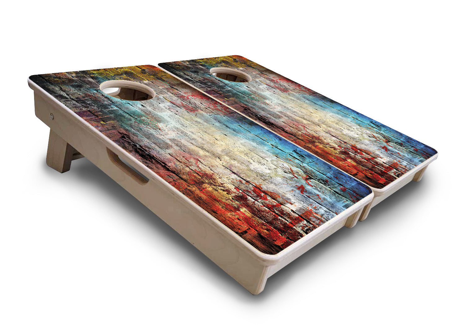 Mini Cornhole Boards - Colorful Brick
