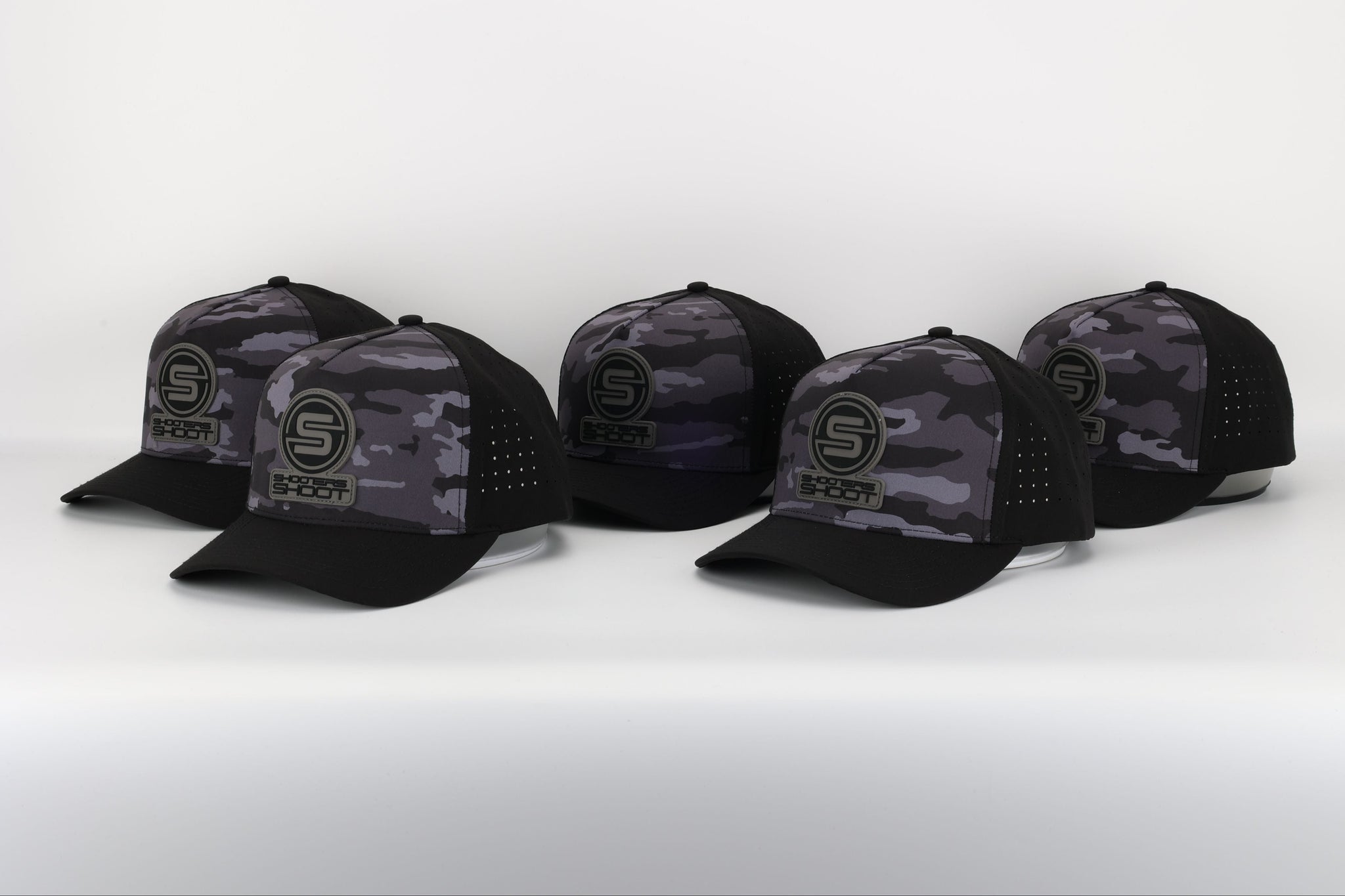 Killshots Cornhole 5 Panel Round-Bill Snap-Back "Assault" Hat - Camo