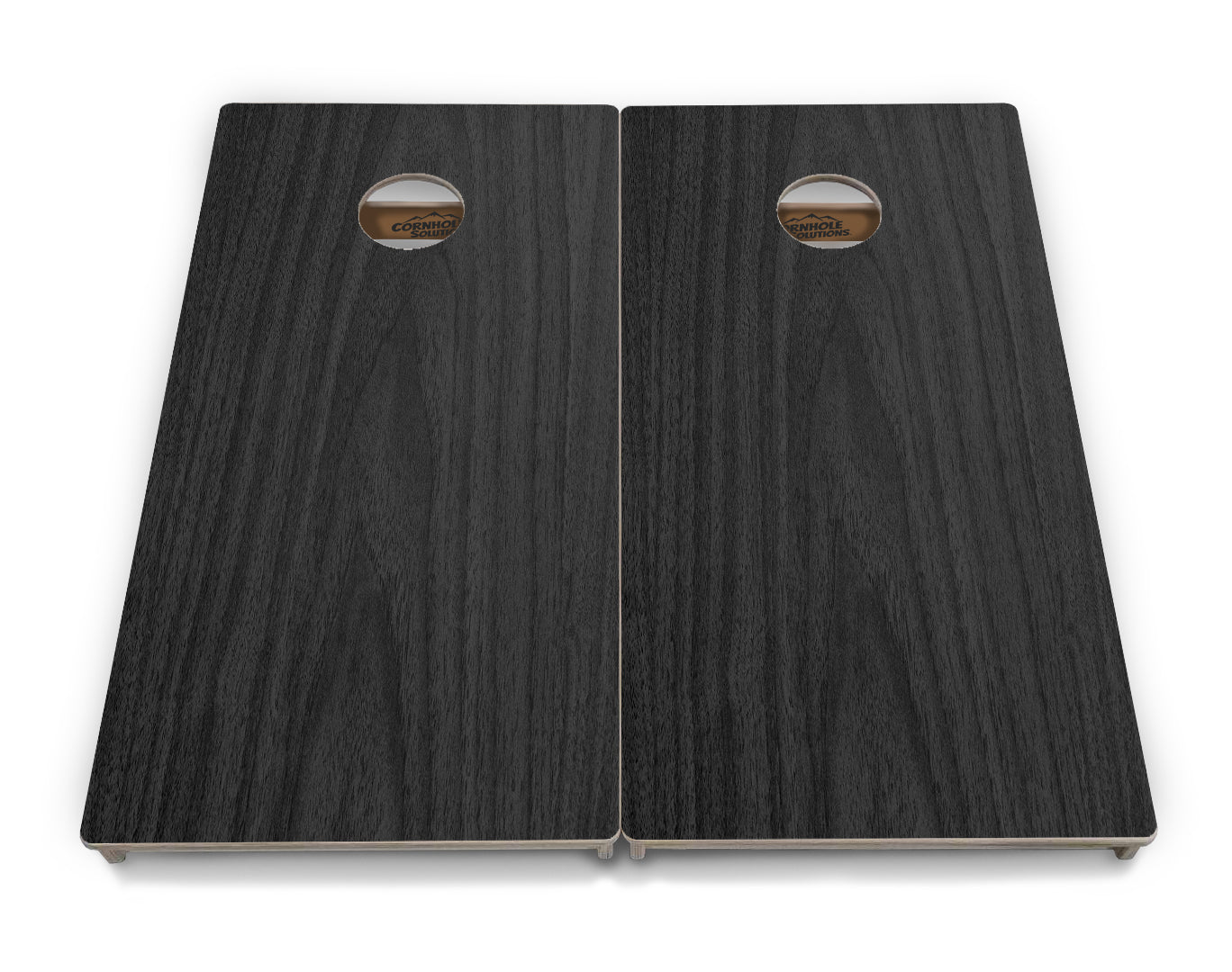 Dark Grey Wood Cornhole Boards - Professional Tournament Series