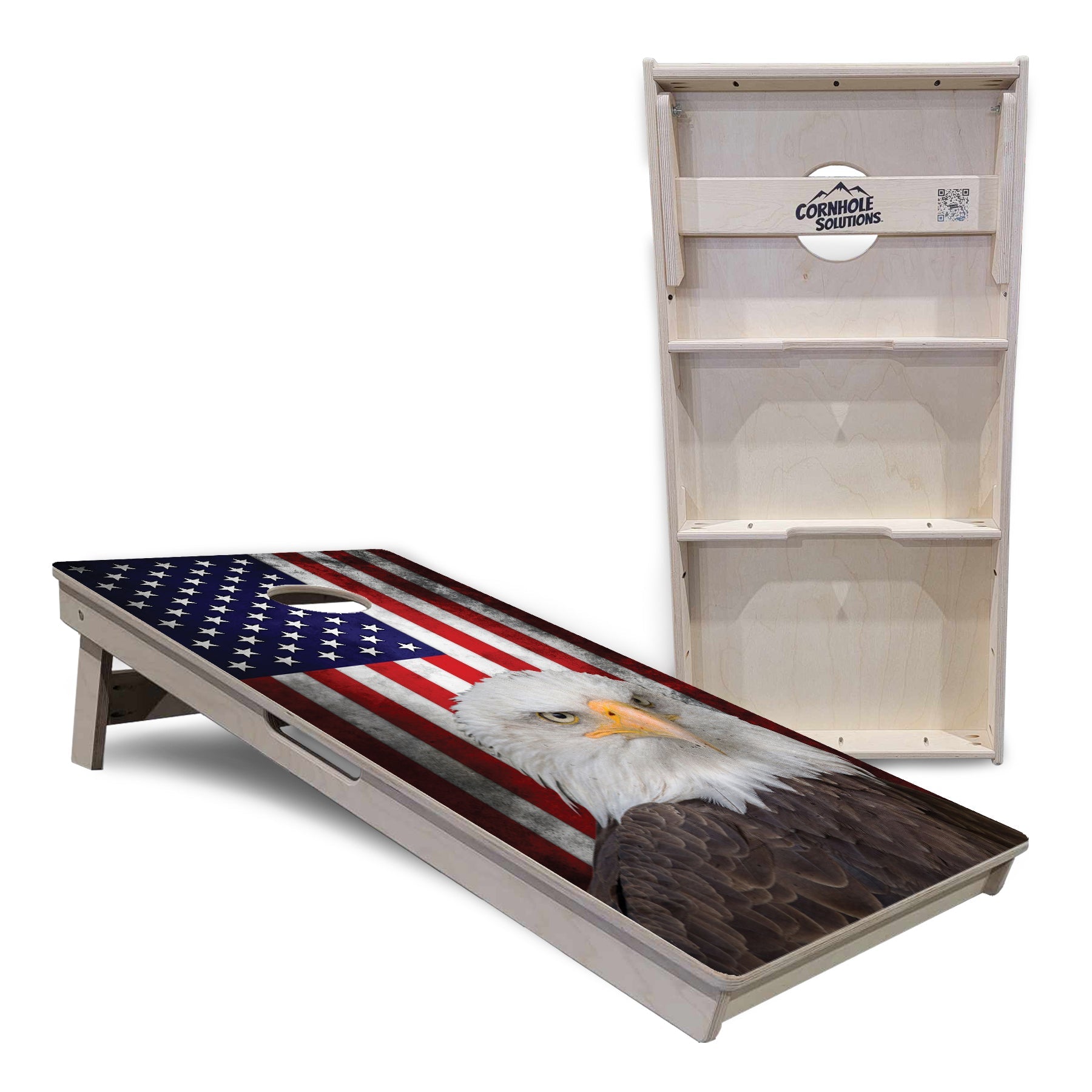 Eagle USA Flag Cornhole Boards - Professional Tournament Series