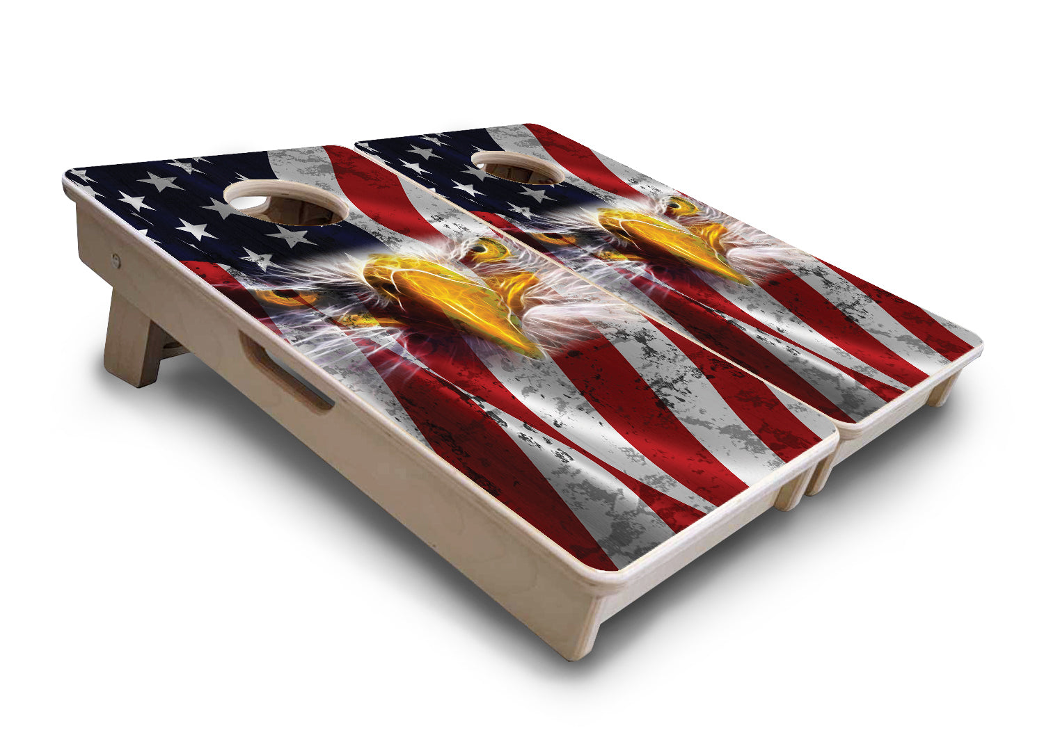 Mini Cornhole Boards - Electric Eagle Design
