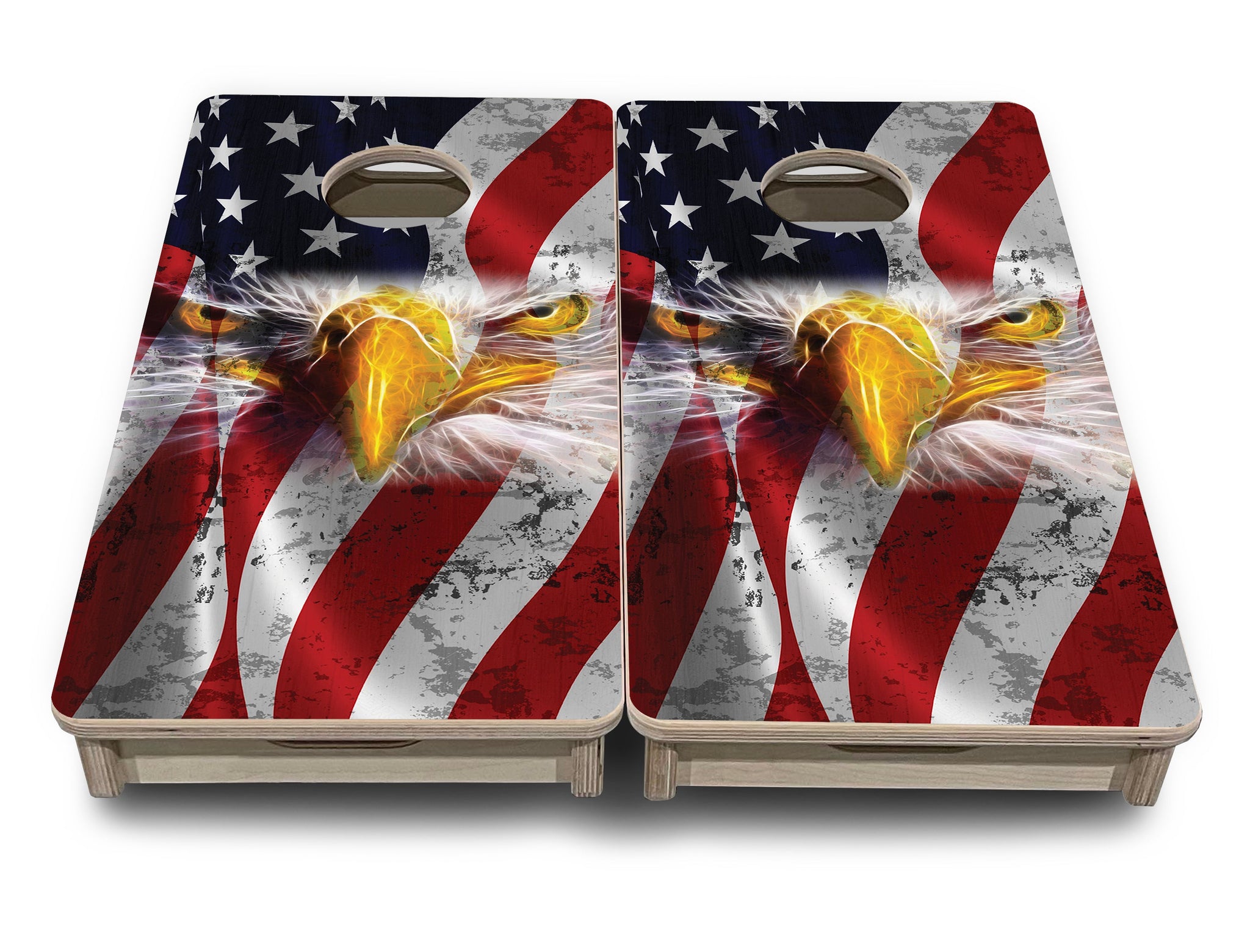 Mini Cornhole Boards - Electric Eagle Design