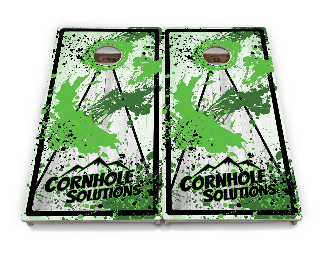 Paint Splatter Cornhole Boards - Professional Tournament Series
