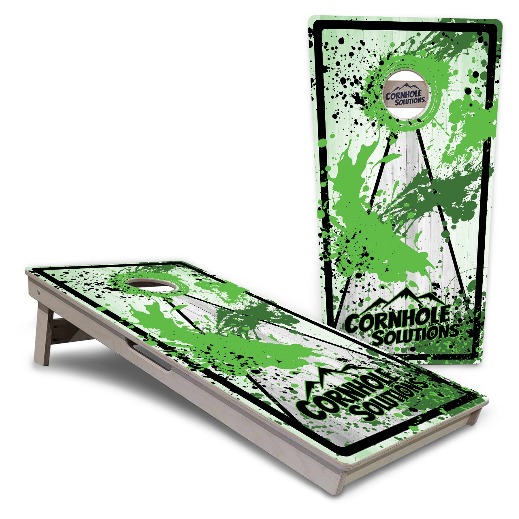 Paint Splatter Cornhole Boards - Professional Tournament Series