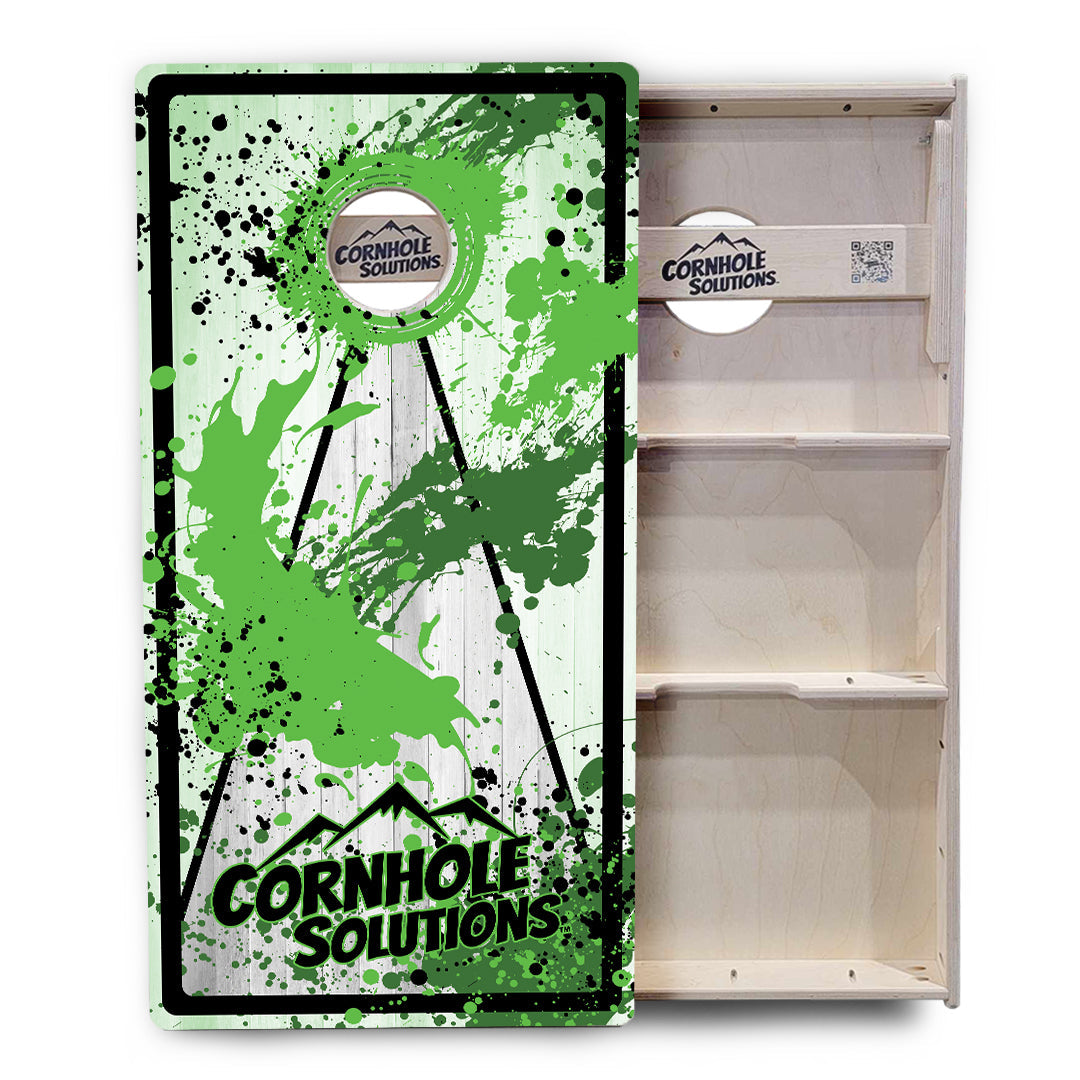 Paint Splatter Cornhole Boards - Professional Tournament Series