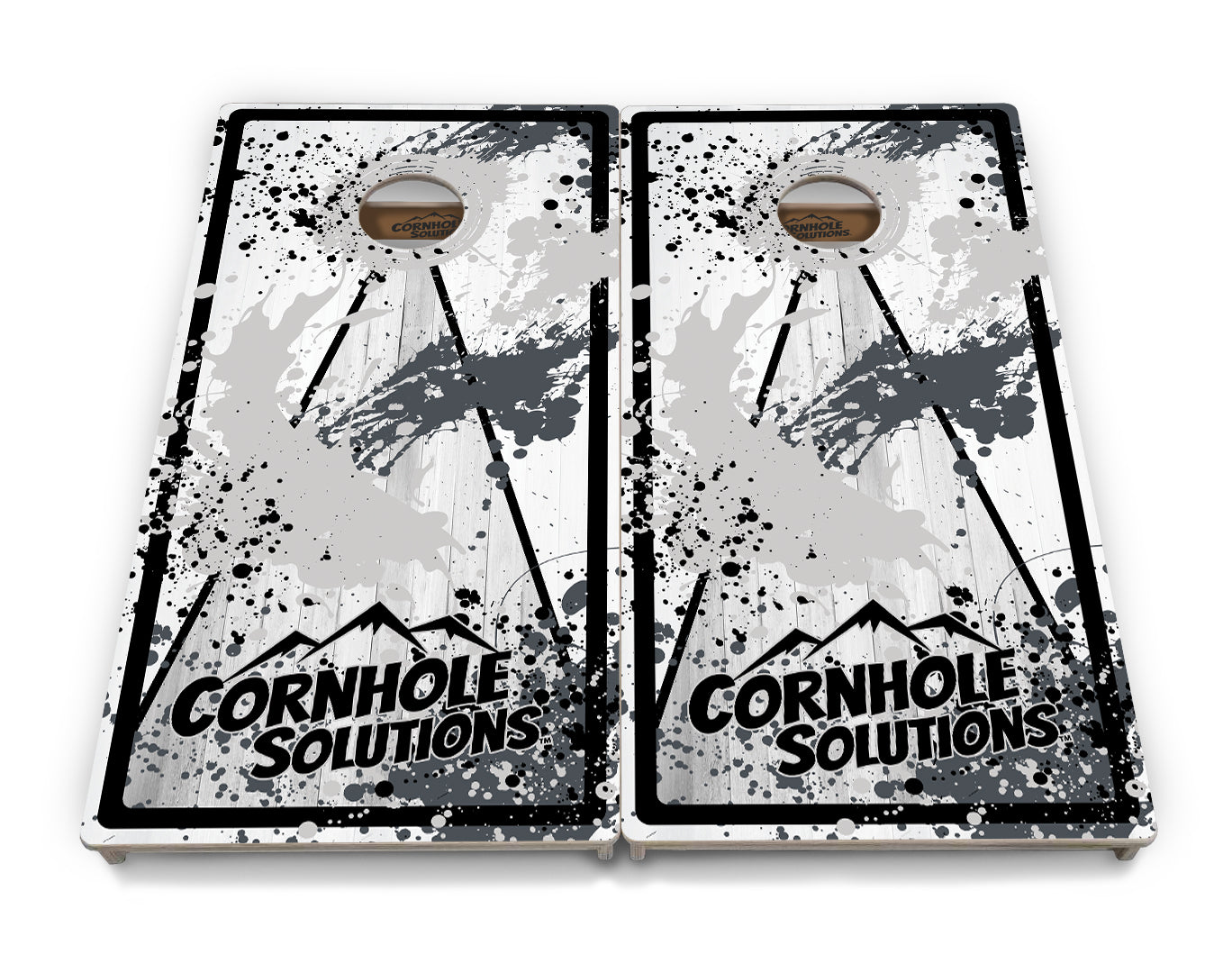 Paint Splatter Cornhole Boards - Professional Tournament Series