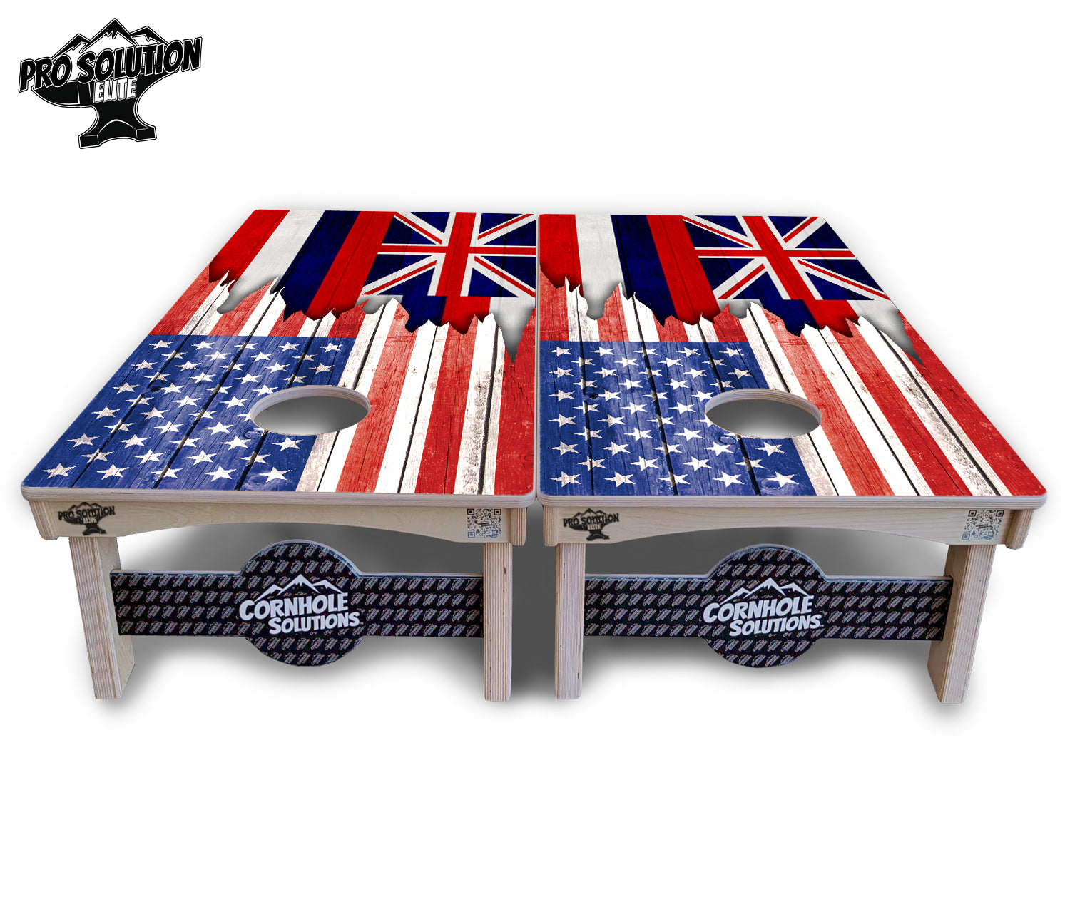 State Flag Designs Hawaii to Maryland Cornhole Boards - Pro Solution Elite Series