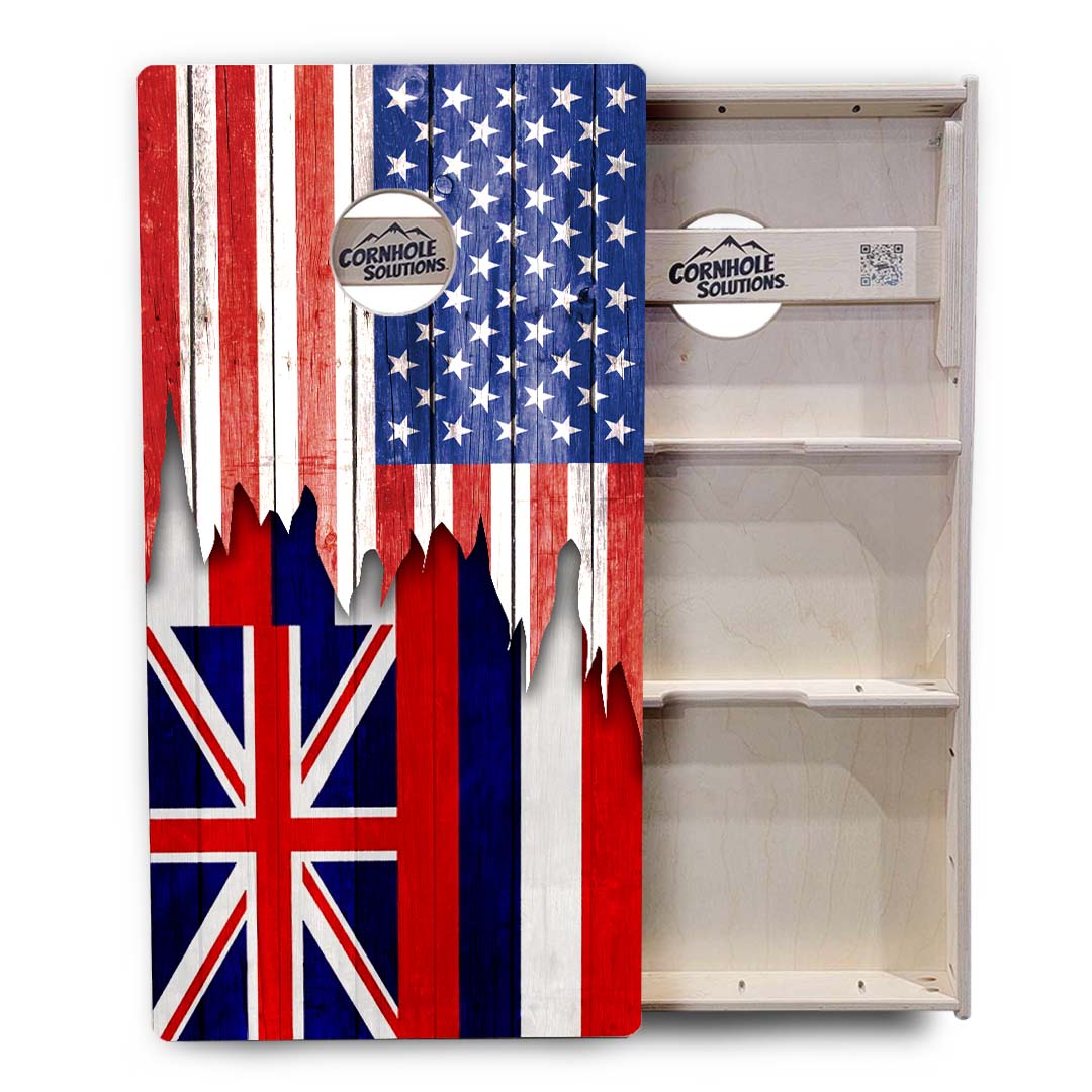 State Flags Hawaii to Maryland Cornhole Boards - Professional Tournament Series