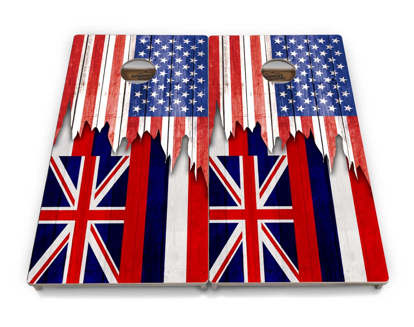 State Flags Hawaii to Maryland Cornhole Boards - Professional Tournament Series