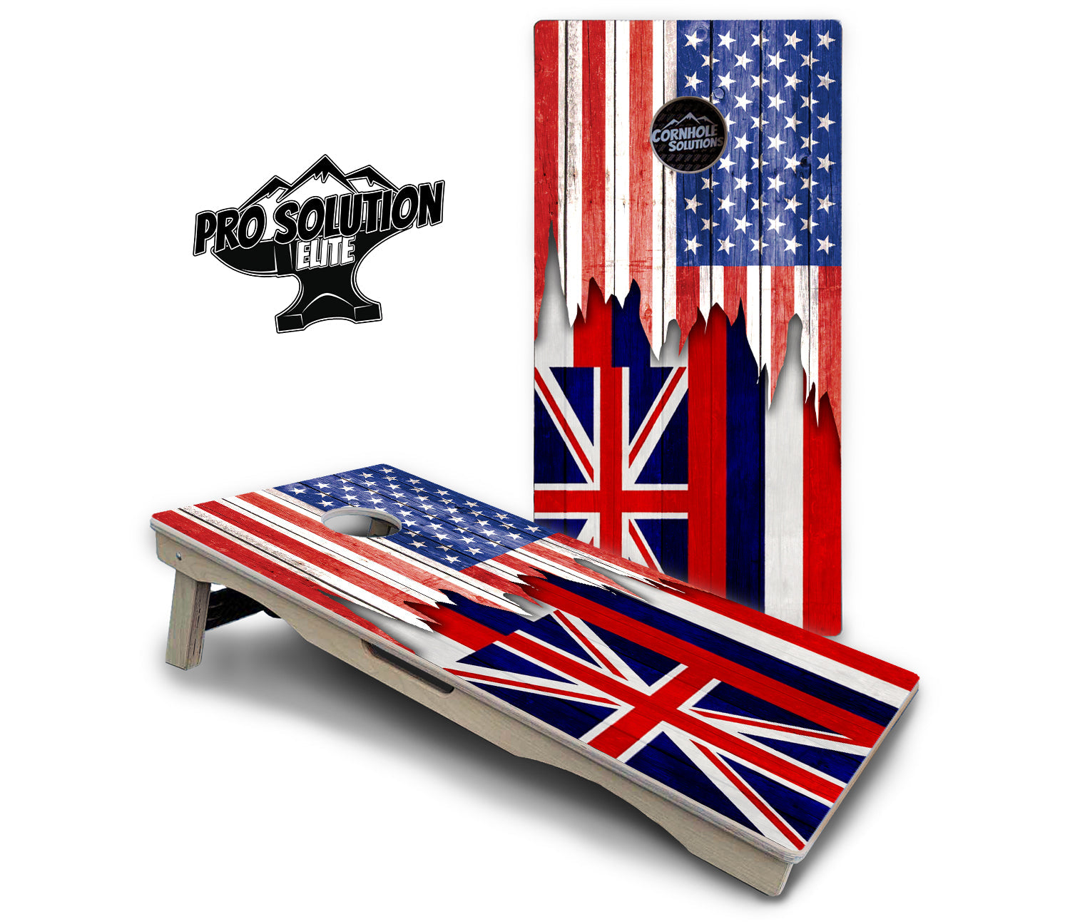 State Flag Designs Hawaii to Maryland Cornhole Boards - Pro Solution Elite Series