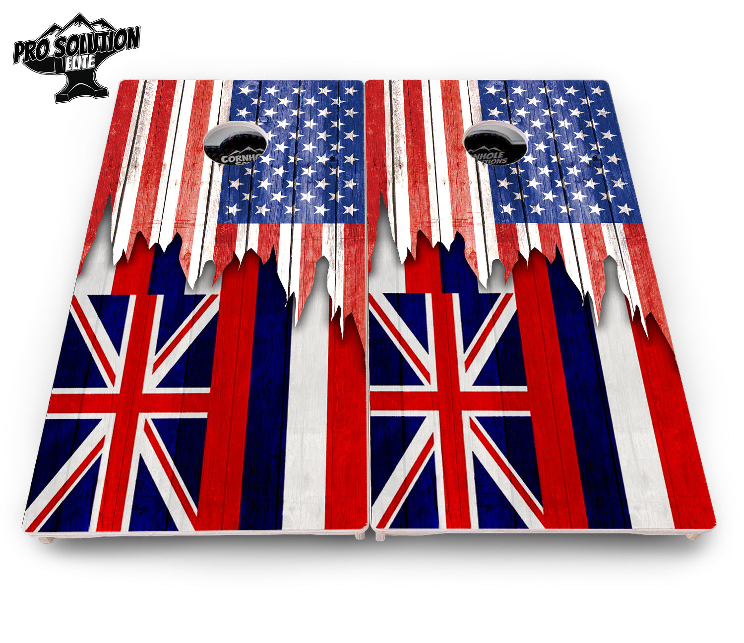 State Flag Designs Hawaii to Maryland Cornhole Boards - Pro Solution Elite Series