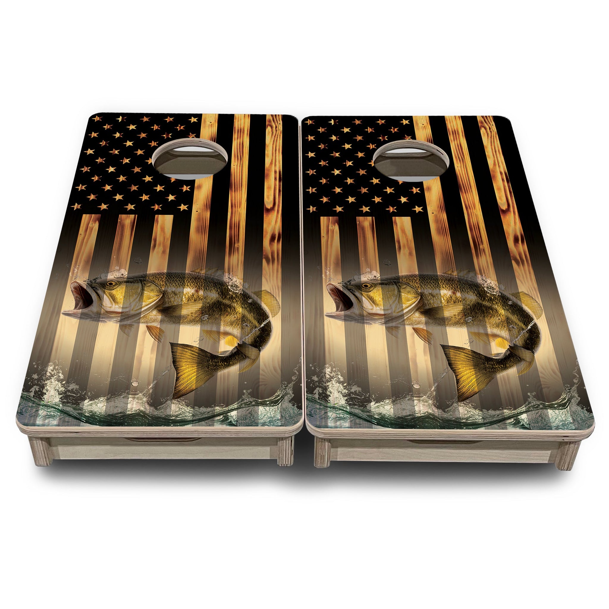 Mini Cornhole Boards - Hidden Deer & Fish