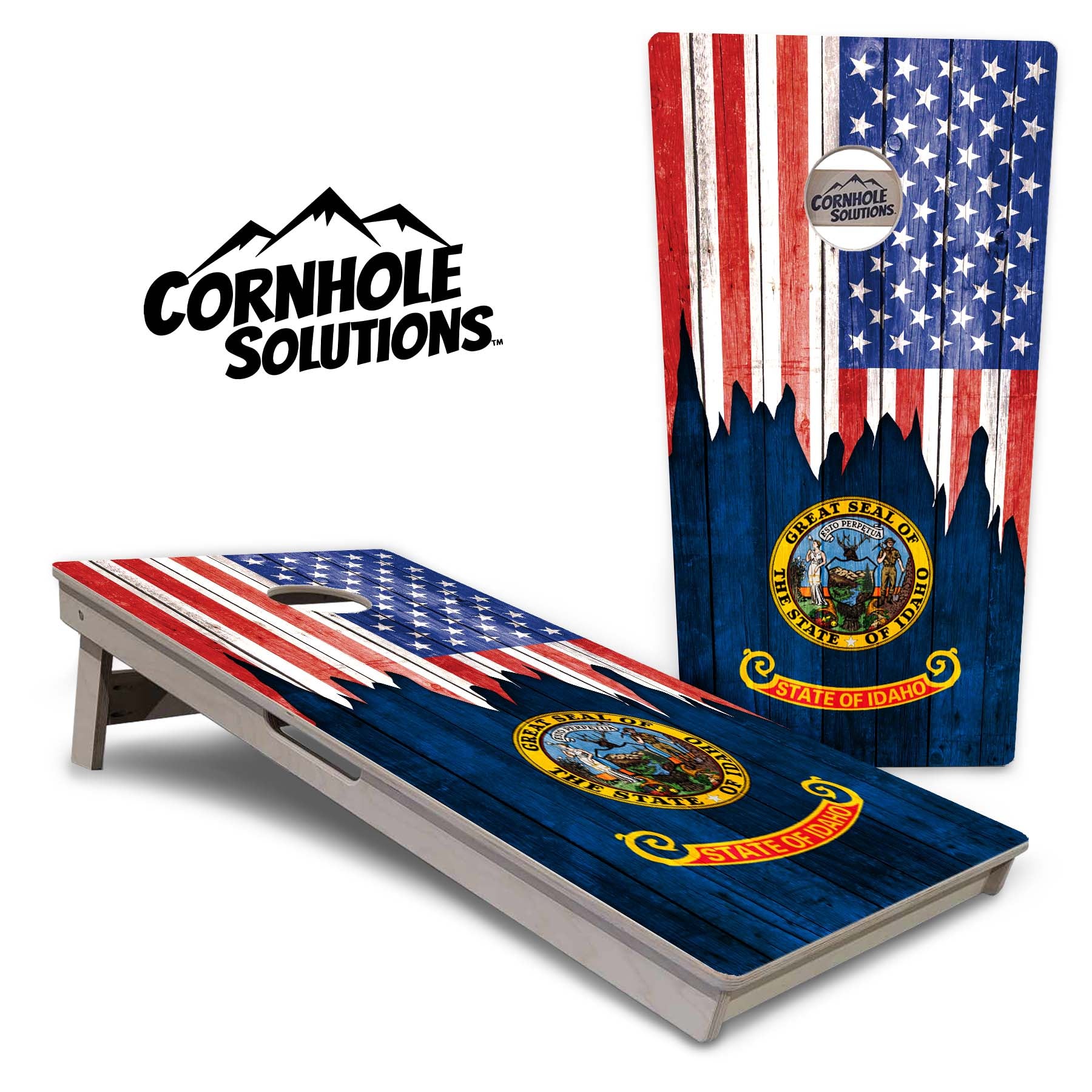 State Flags Hawaii to Maryland Cornhole Boards - Professional Tournament Series