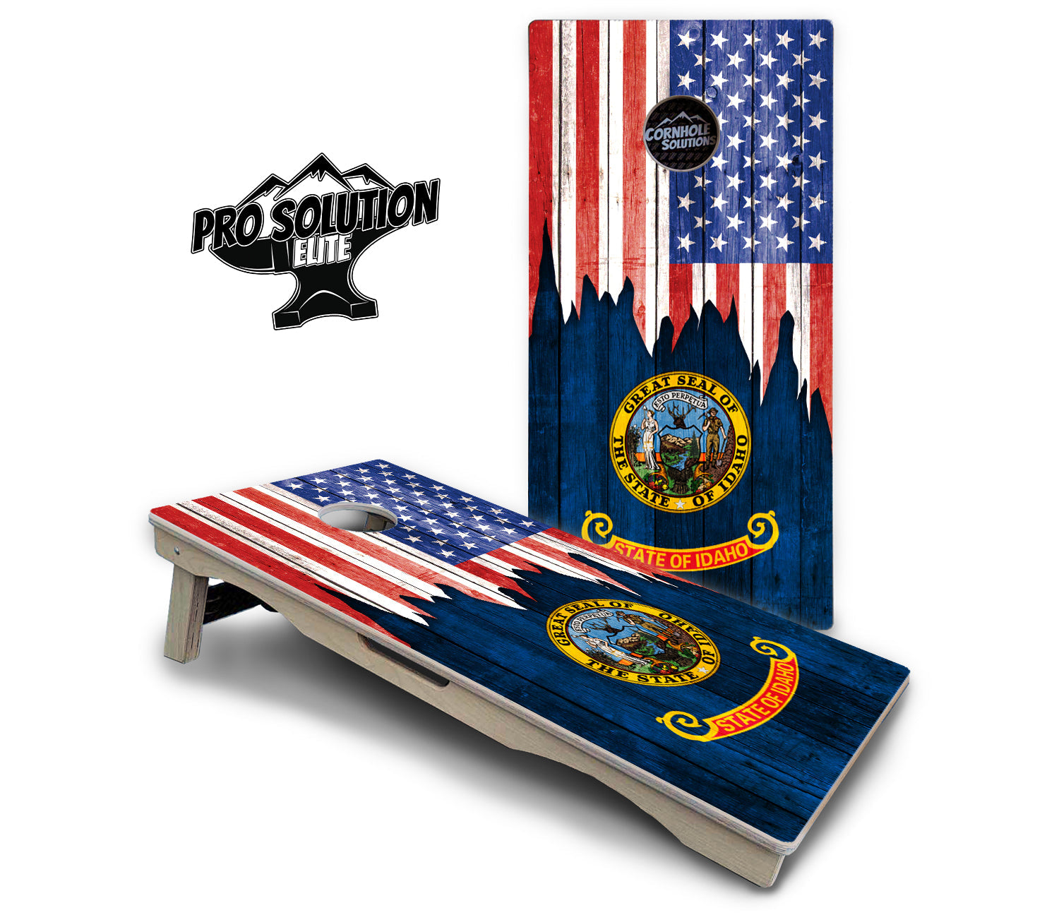 State Flag Designs Hawaii to Maryland Cornhole Boards - Pro Solution Elite Series