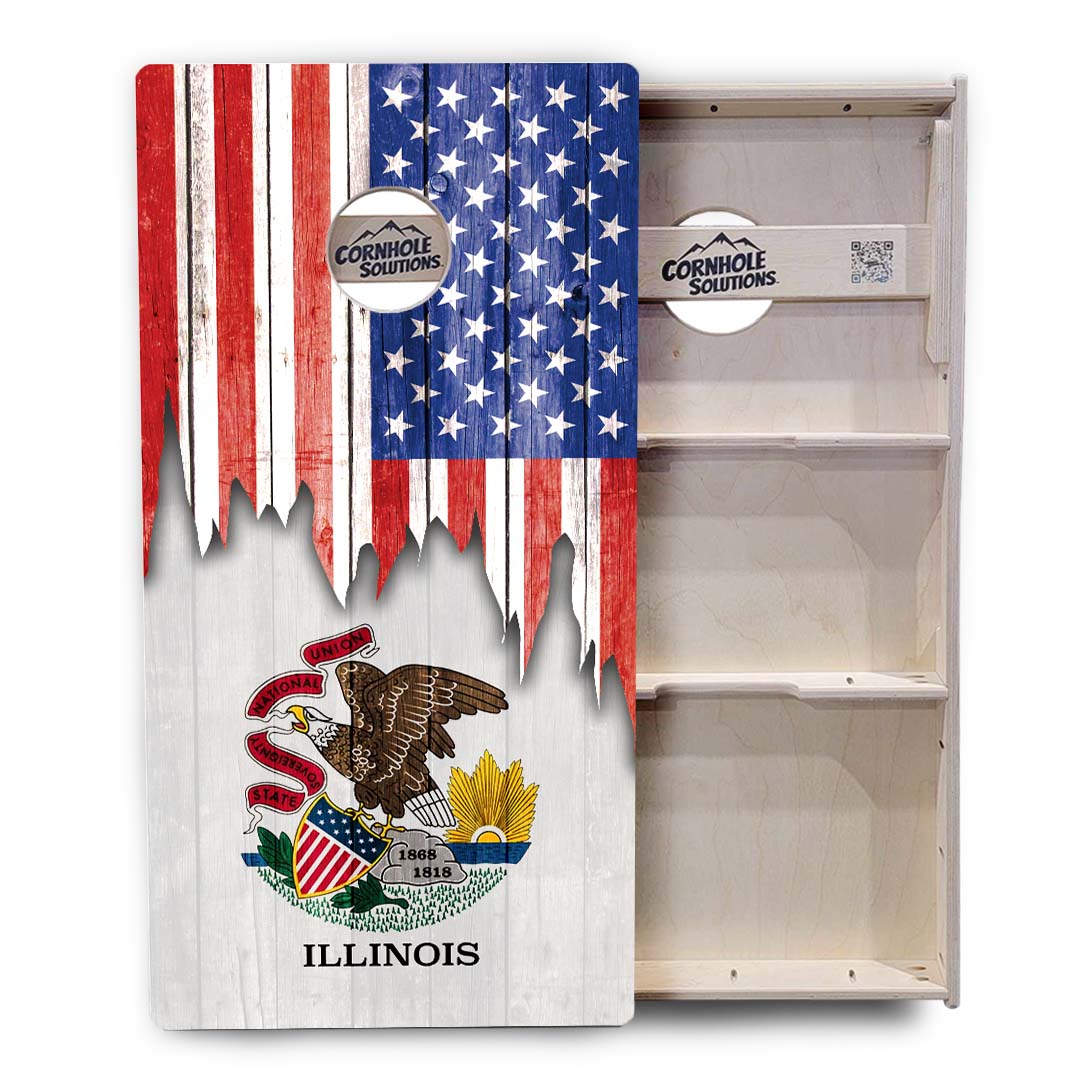 State Flags Hawaii to Maryland Cornhole Boards - Professional Tournament Series