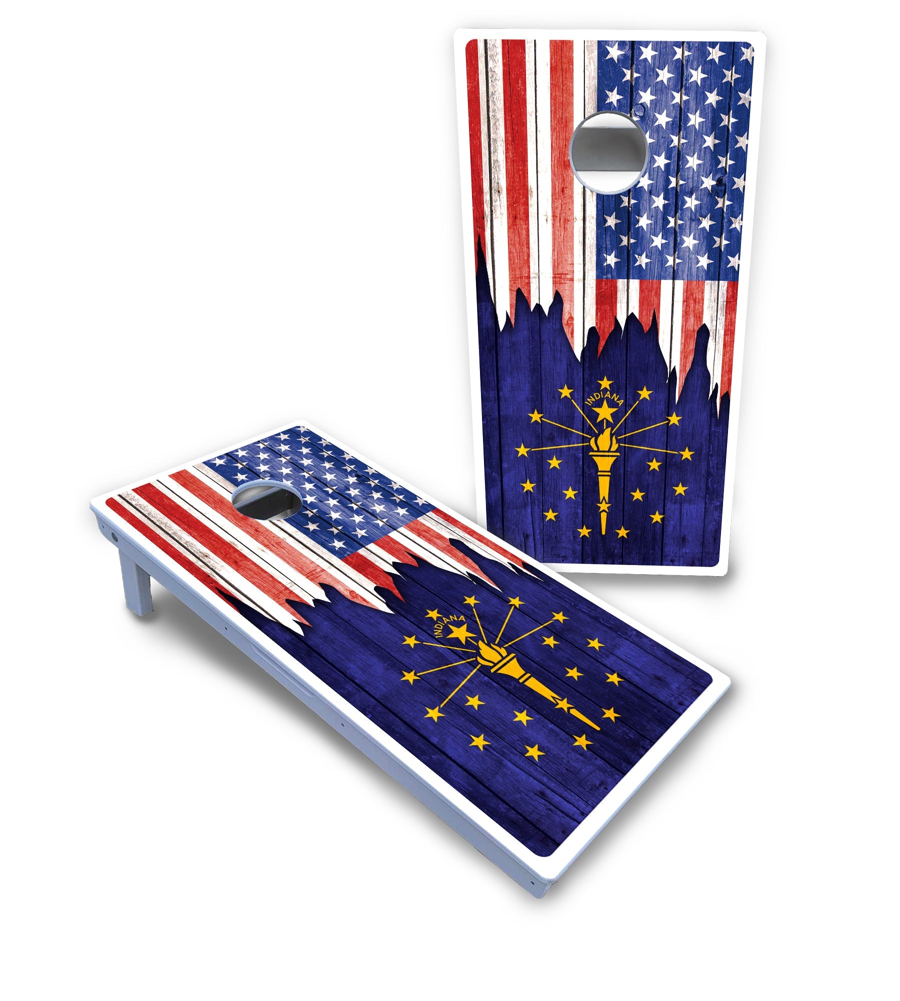 State Flag Designs Hawaii to Maryland Cornhole Boards - All Weather Series