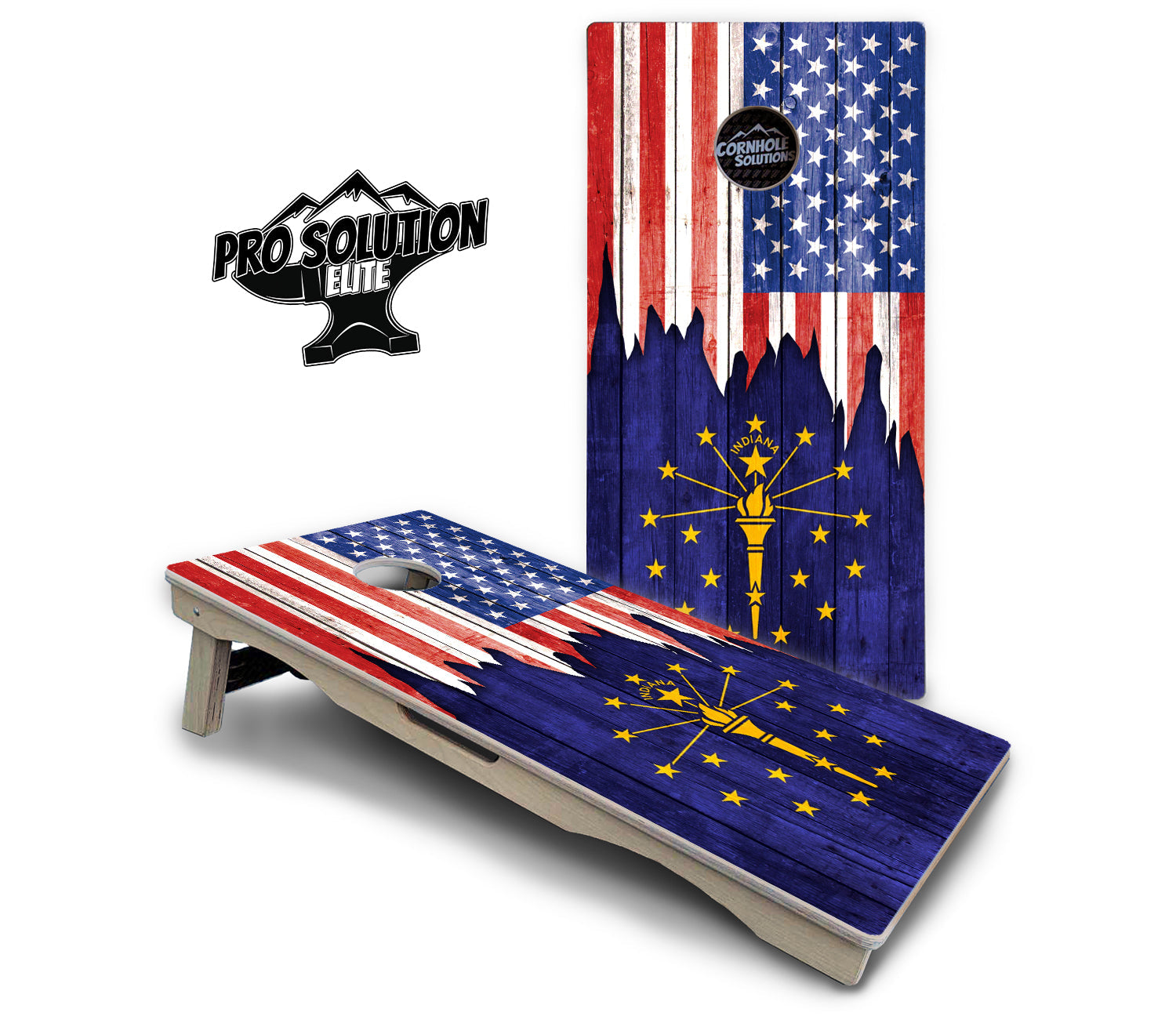 State Flag Designs Hawaii to Maryland Cornhole Boards - Pro Solution Elite Series