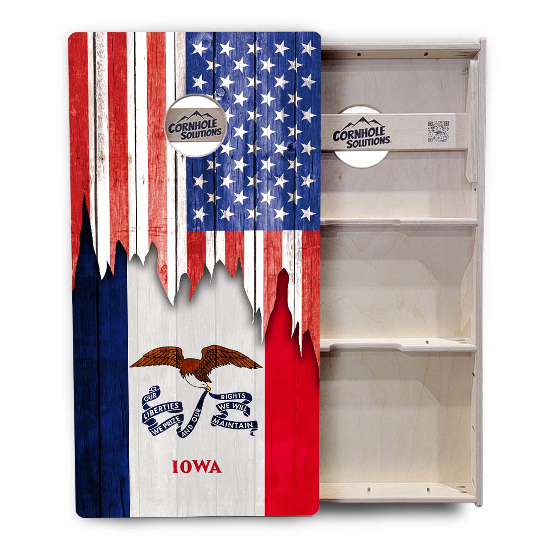 State Flags Hawaii to Maryland Cornhole Boards - Professional Tournament Series