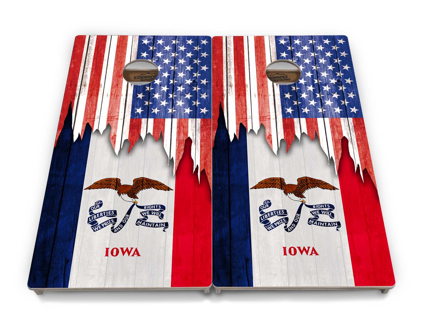 State Flags Hawaii to Maryland Cornhole Boards - Professional Tournament Series