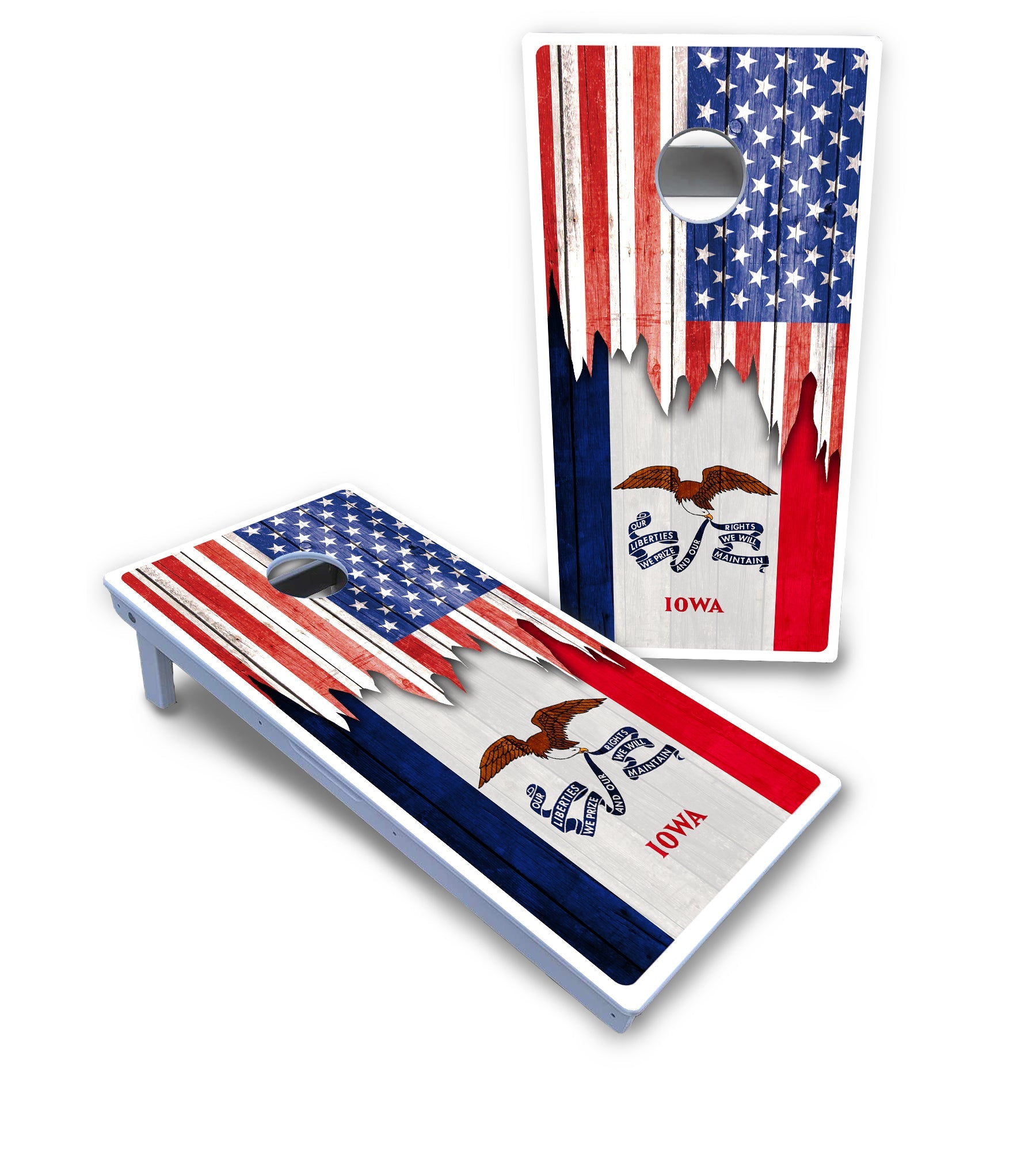State Flag Designs Hawaii to Maryland Cornhole Boards - All Weather Series
