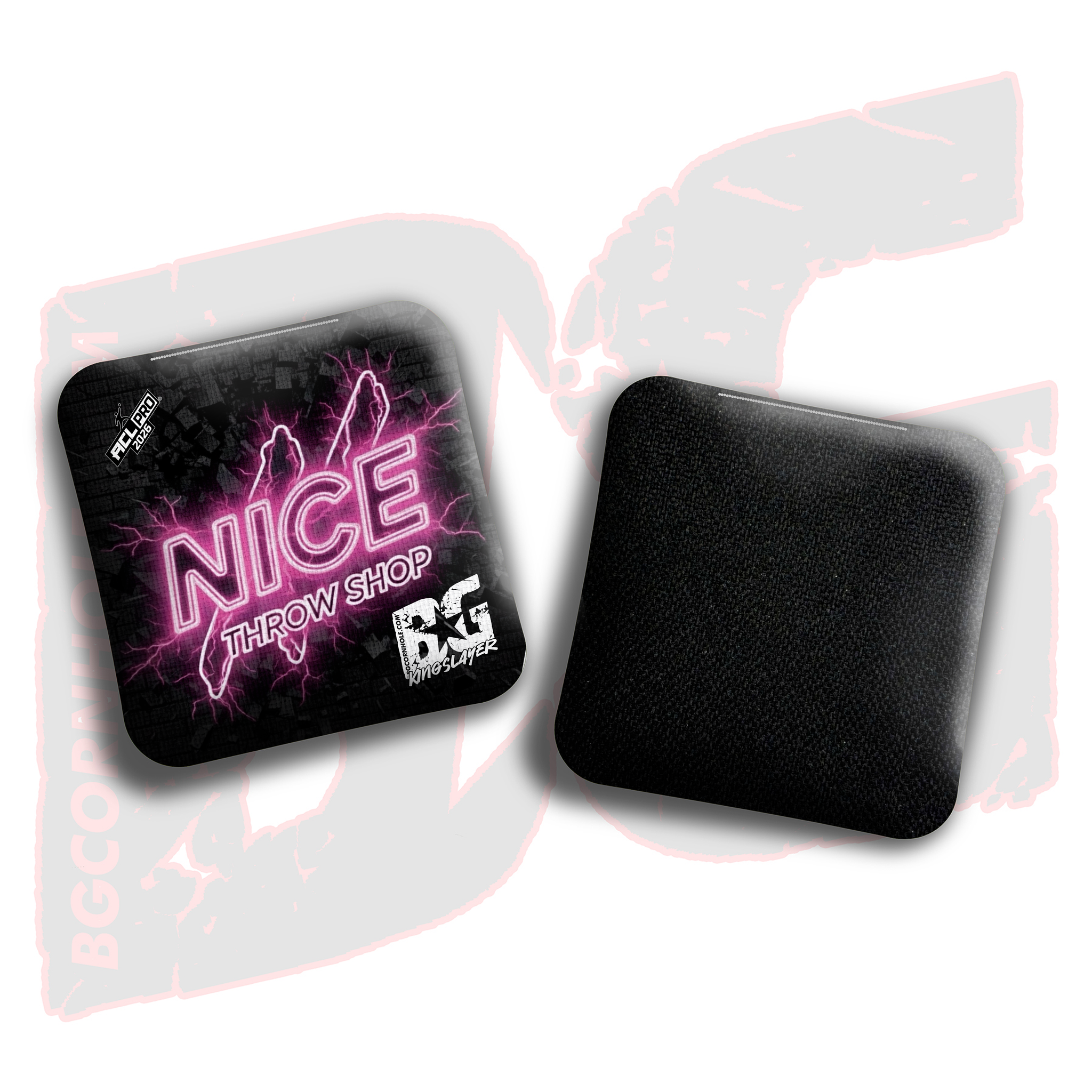 2026 Multiple Bag Models "Nice Throw Shop" Collab - ACL Pro Stamped Cornhole Bags - SET OF 4 BAGS