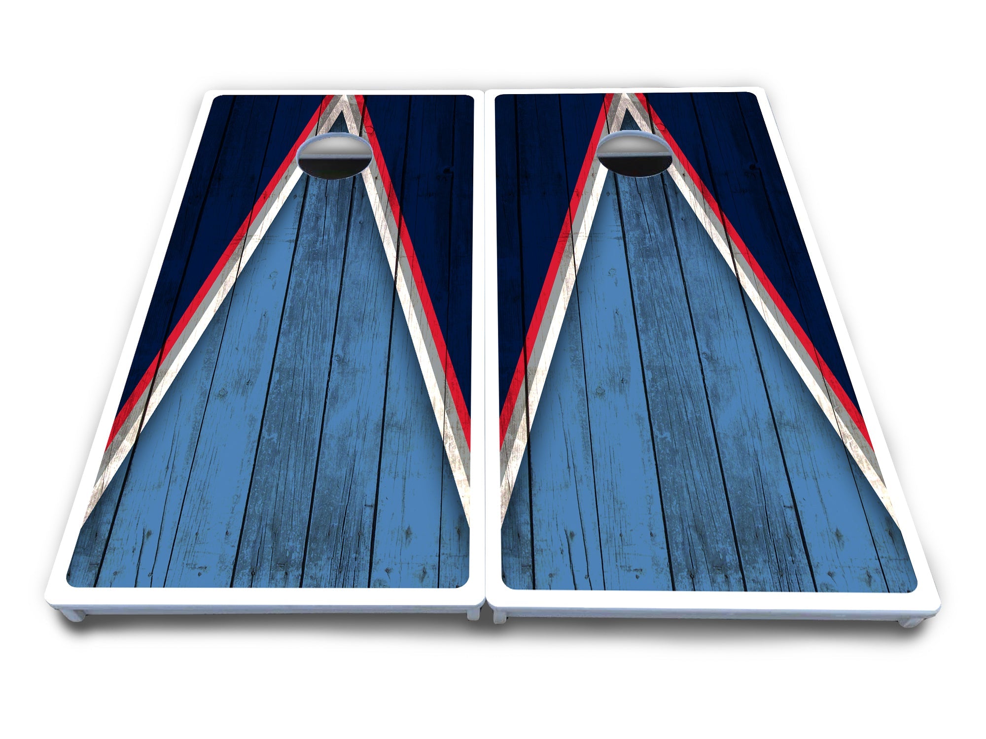 Team Color Triangle Cornhole Boards - All Weather Series