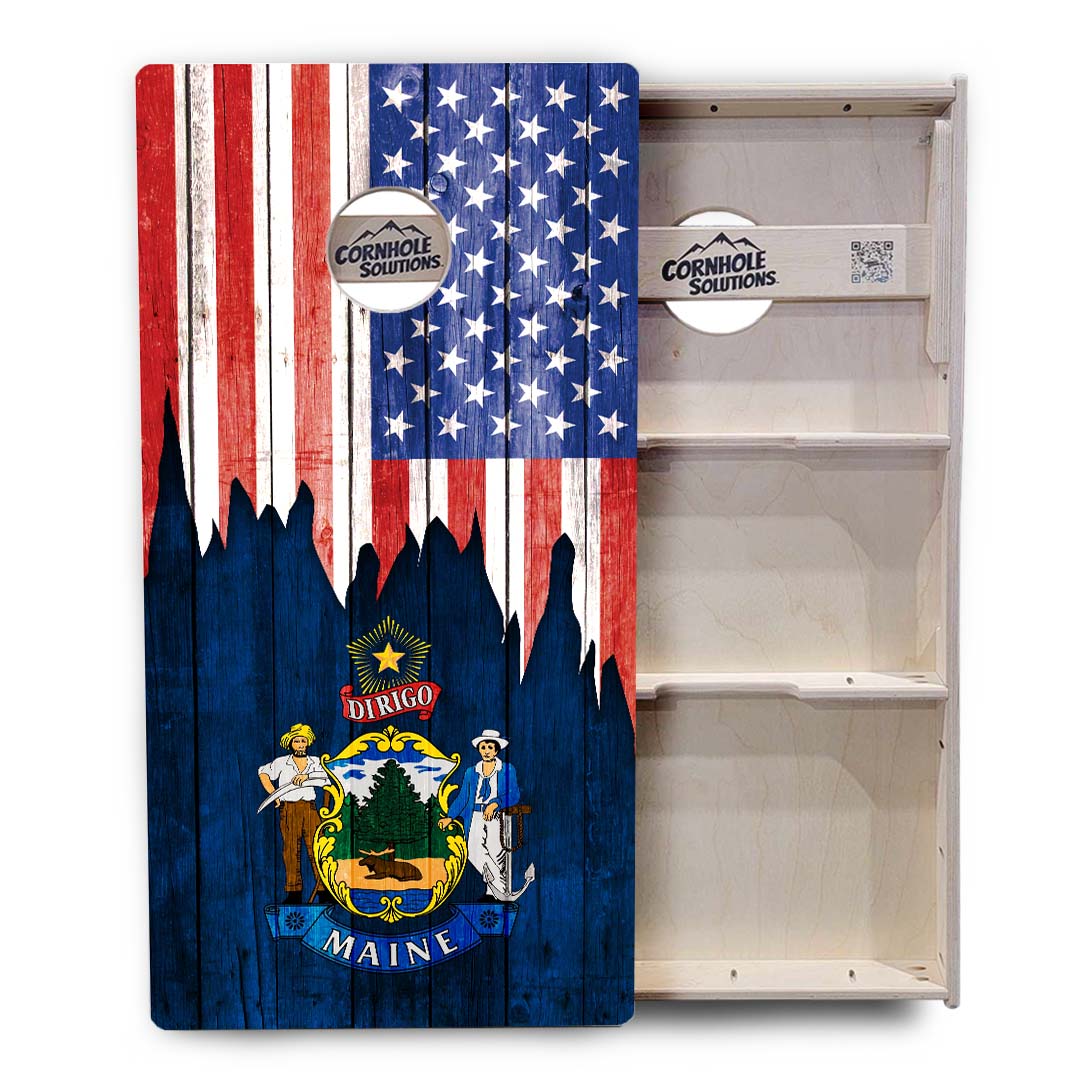 State Flags Hawaii to Maryland Cornhole Boards - Professional Tournament Series