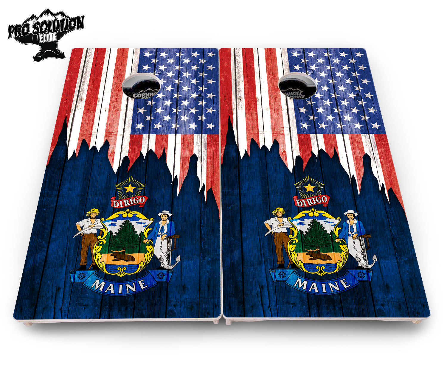 State Flag Designs Hawaii to Maryland Cornhole Boards - Pro Solution Elite Series