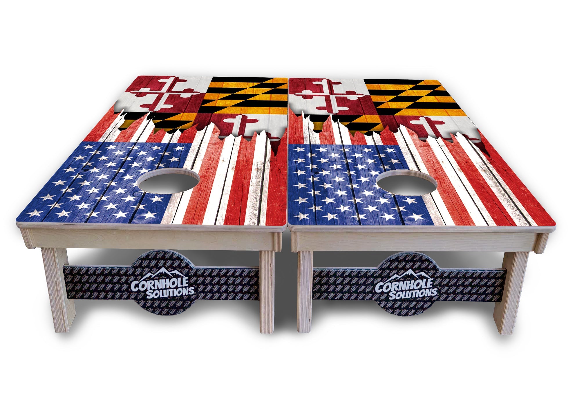 State Flags Hawaii to Maryland Cornhole Boards - Professional Tournament Series