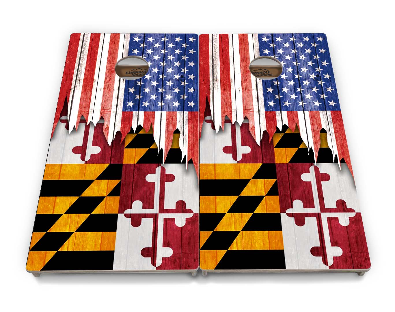 State Flags Hawaii to Maryland Cornhole Boards - Professional Tournament Series