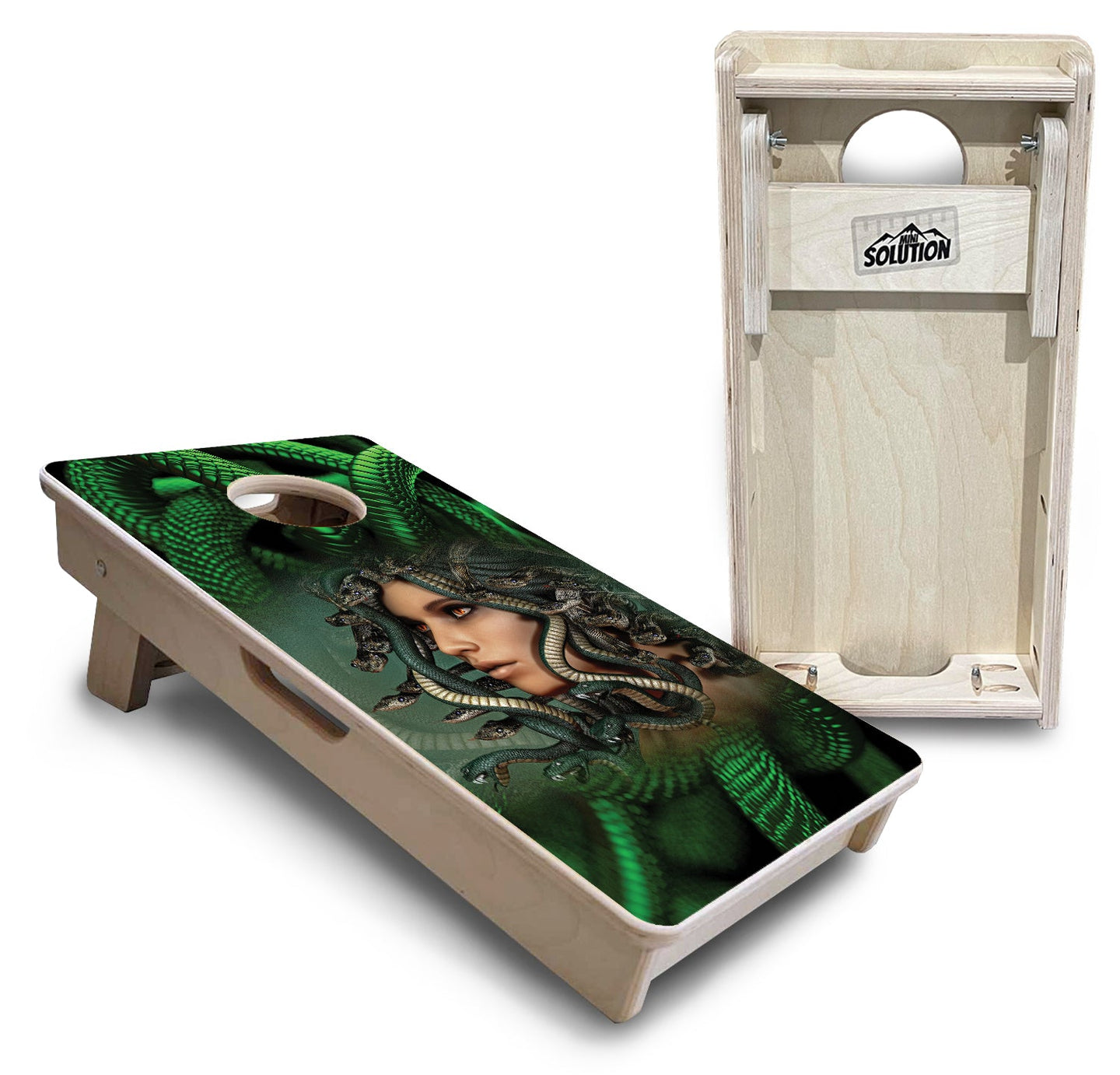 Mini Cornhole Boards - Medusa