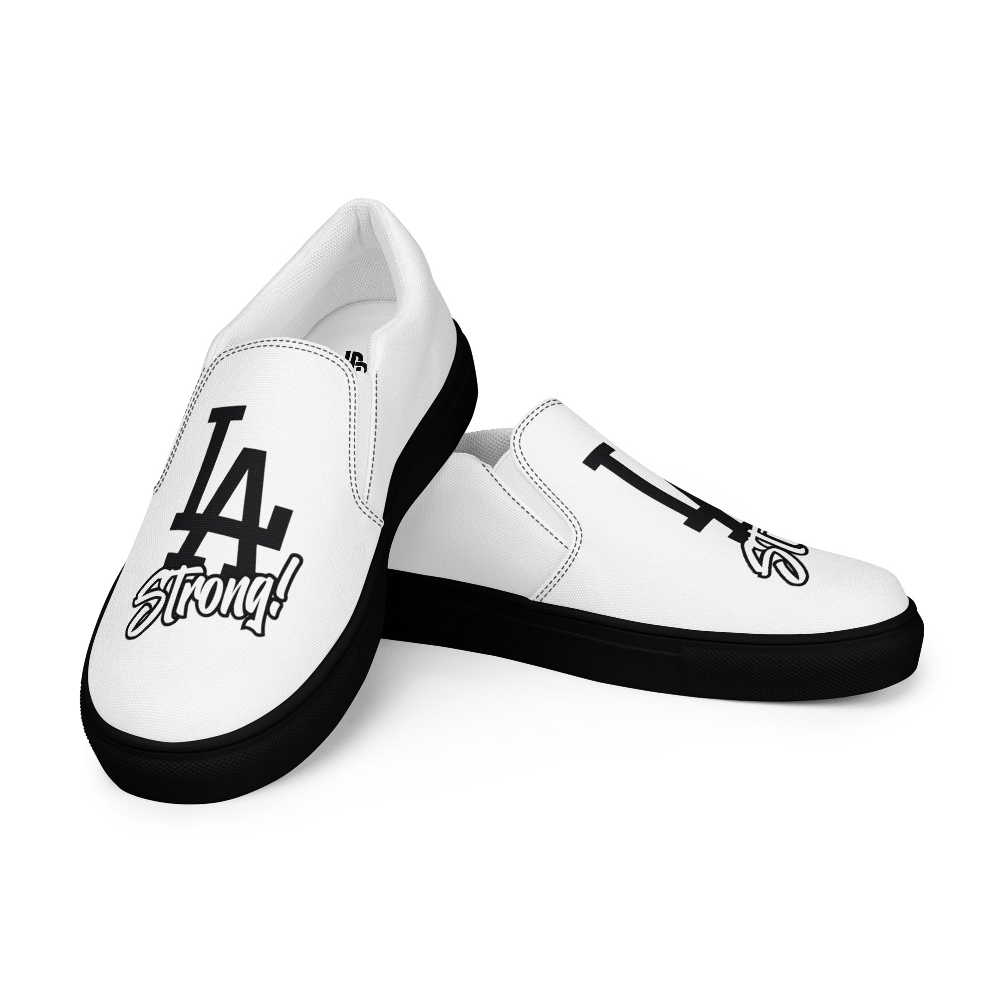 LA Strong Men’s slip-on canvas shoes