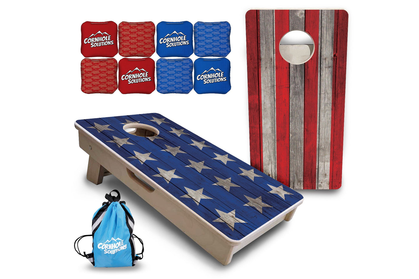 Mini Cornhole Boards - Large Stars & Stripes