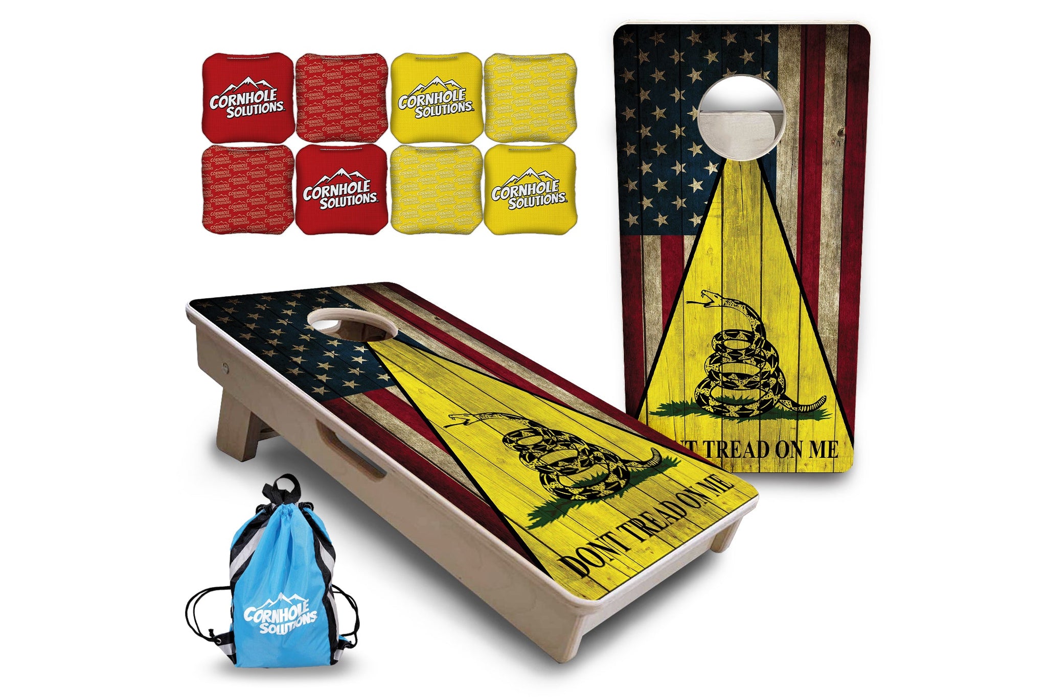 Mini Cornhole Boards - DTOM Rustic Triangle