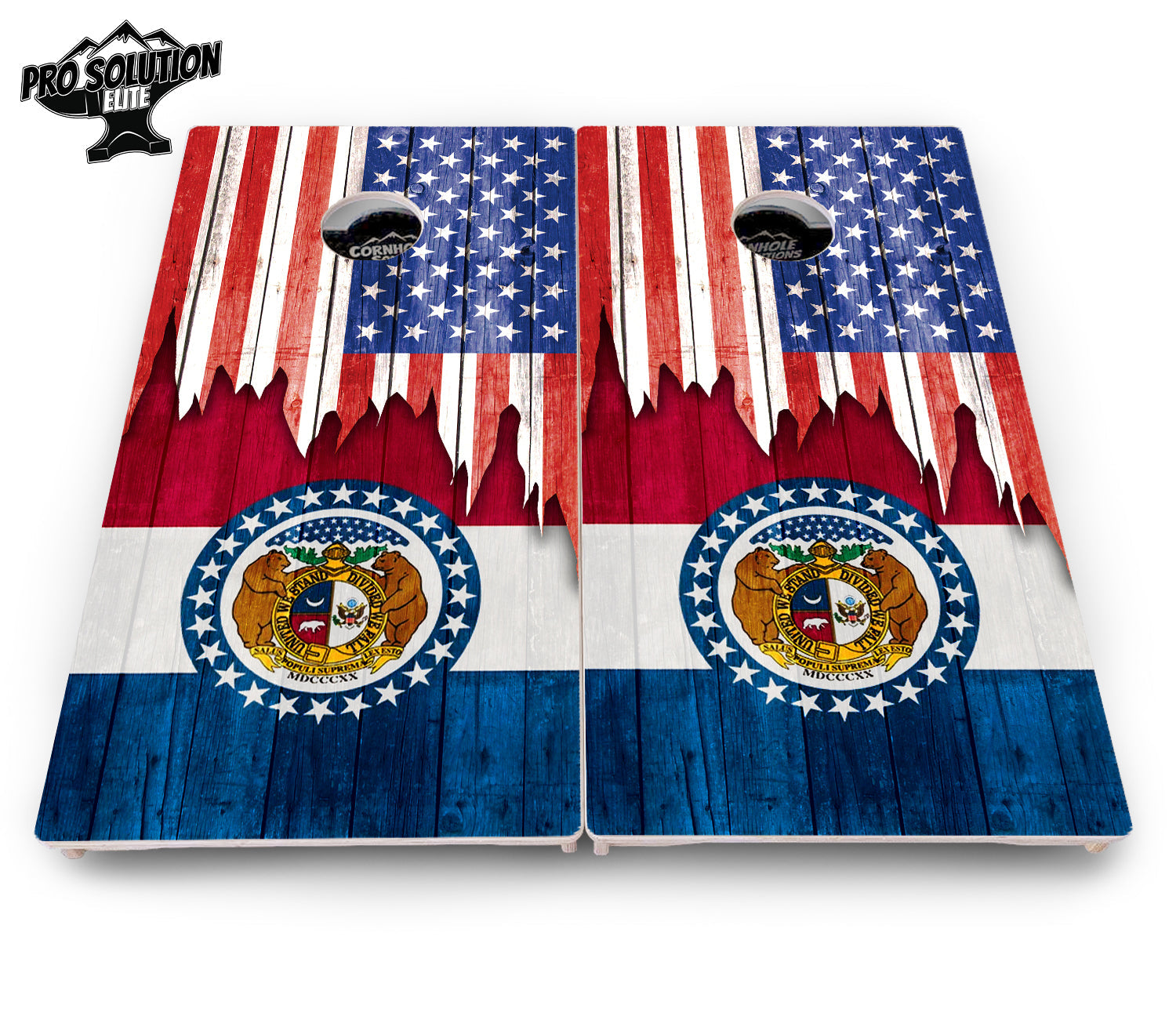 State Flag Designs Massachusetts to New Jersey Cornhole Boards - Pro Solution Elite Series