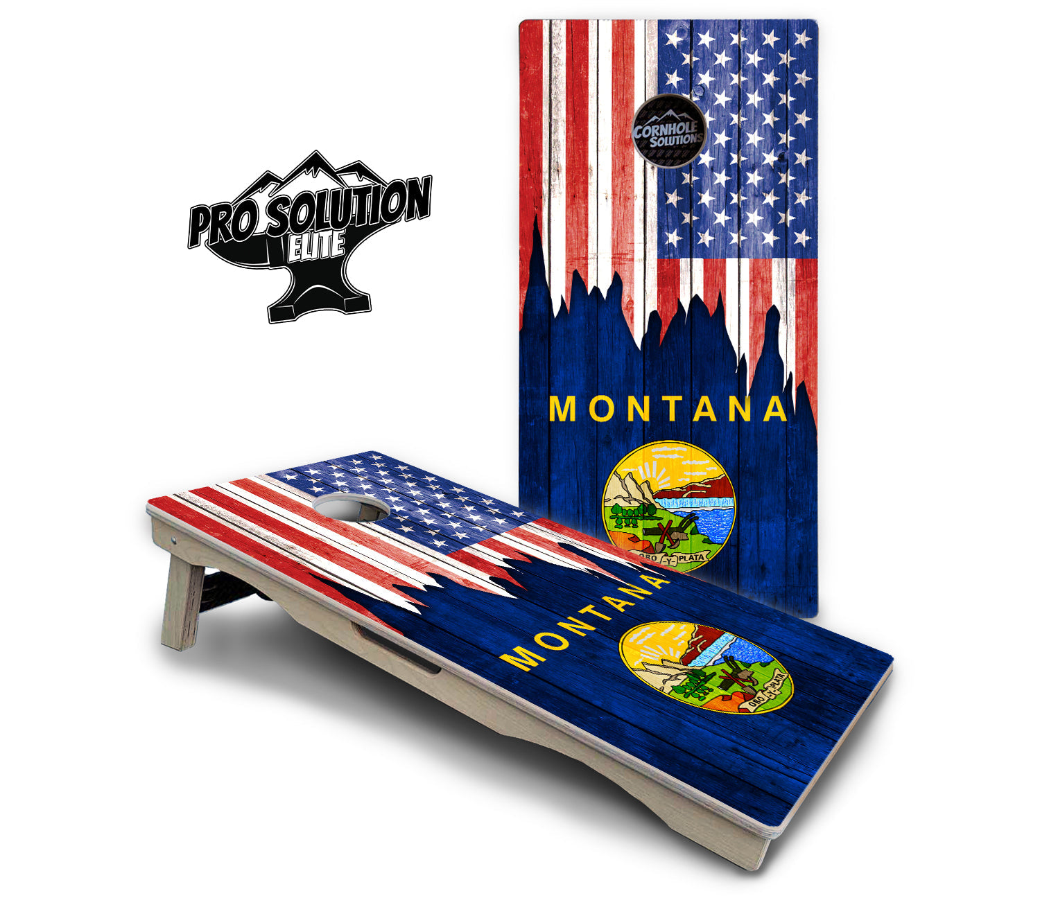 State Flag Designs Massachusetts to New Jersey Cornhole Boards - Pro Solution Elite Series