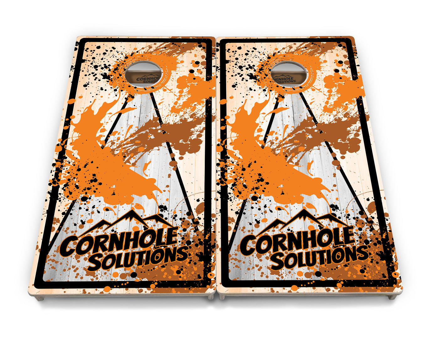 Paint Splatter Cornhole Boards - Professional Tournament Series