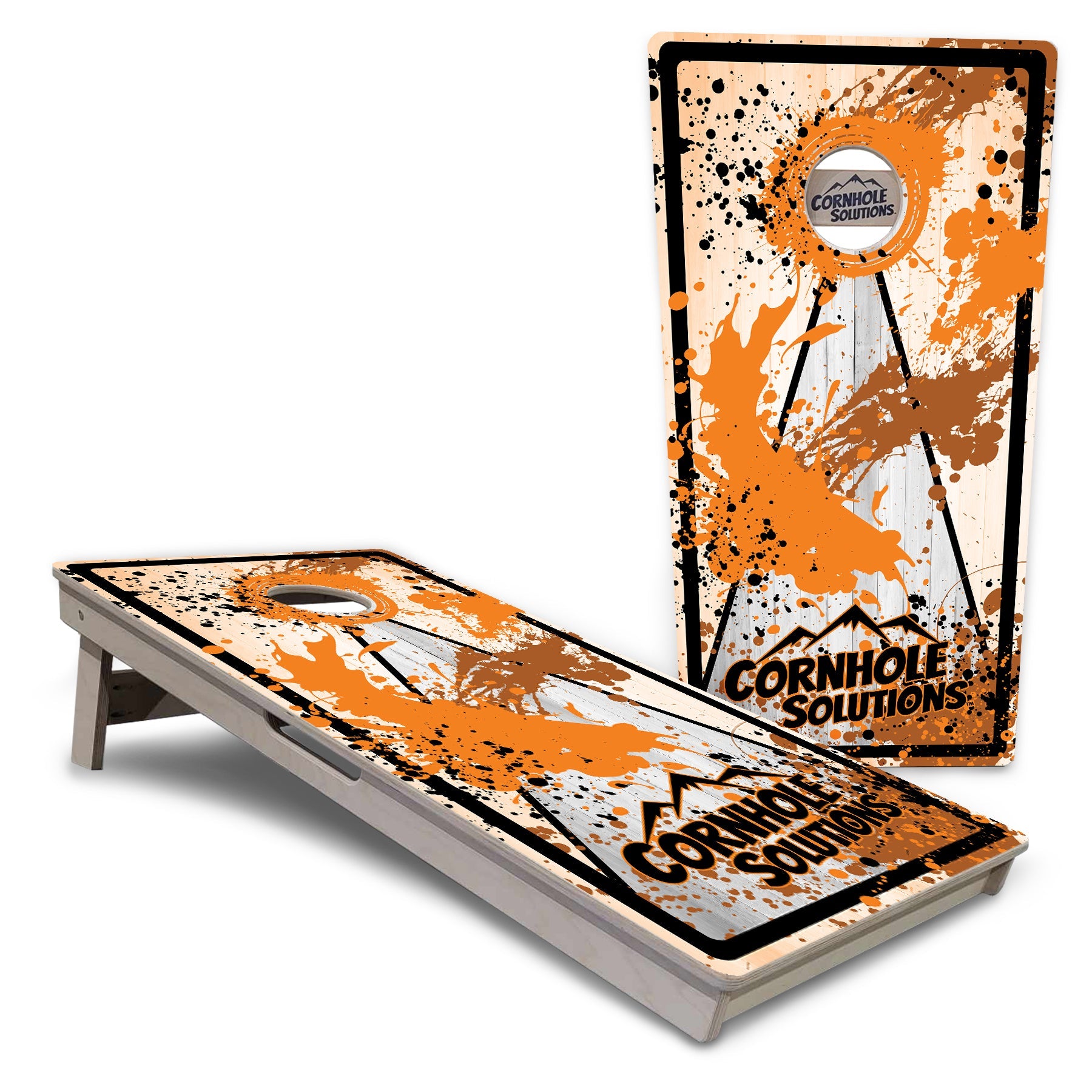 Paint Splatter Cornhole Boards - Professional Tournament Series