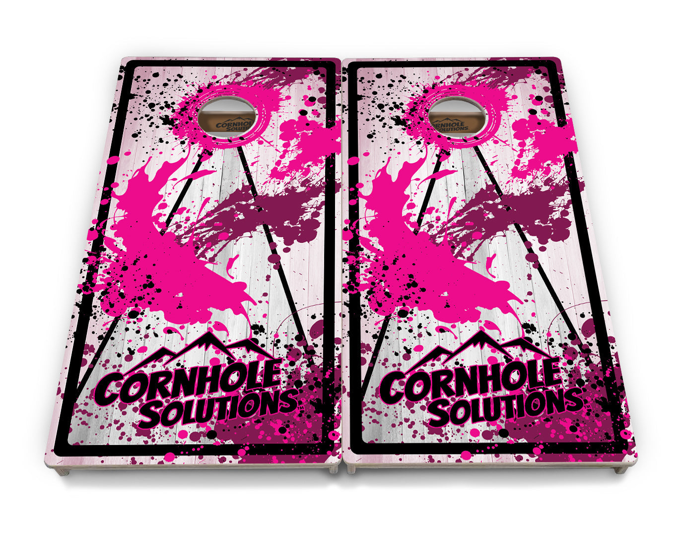 Paint Splatter Cornhole Boards - Professional Tournament Series