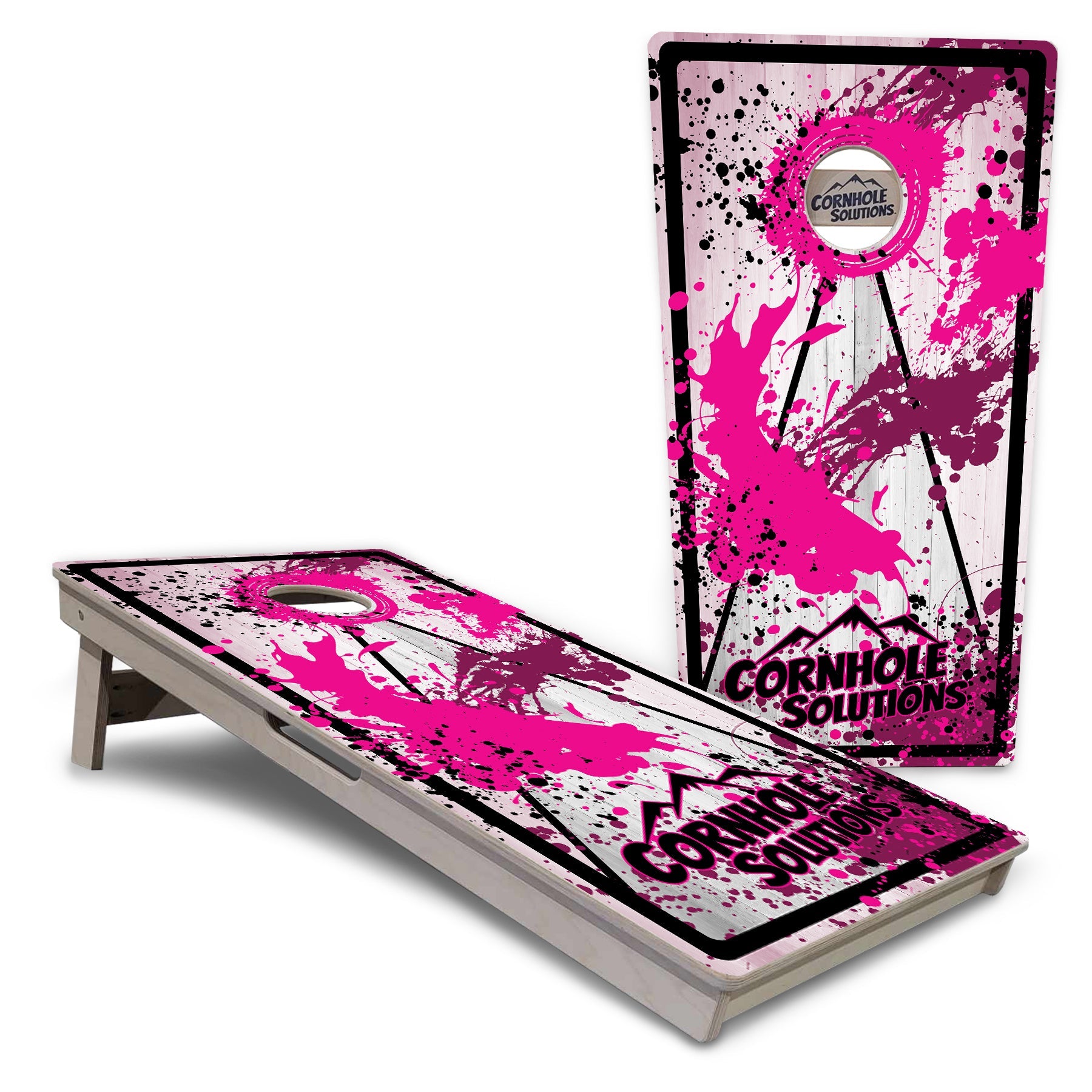 Paint Splatter Cornhole Boards - Professional Tournament Series