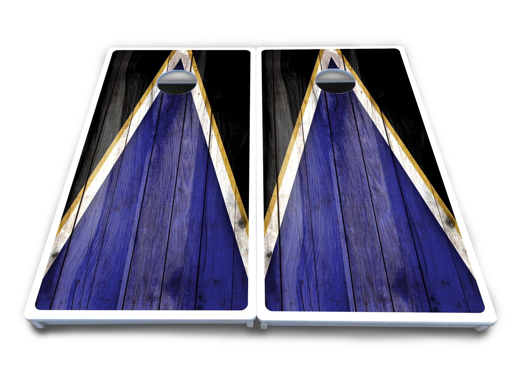 Team Color Triangle Cornhole Boards - All Weather Series
