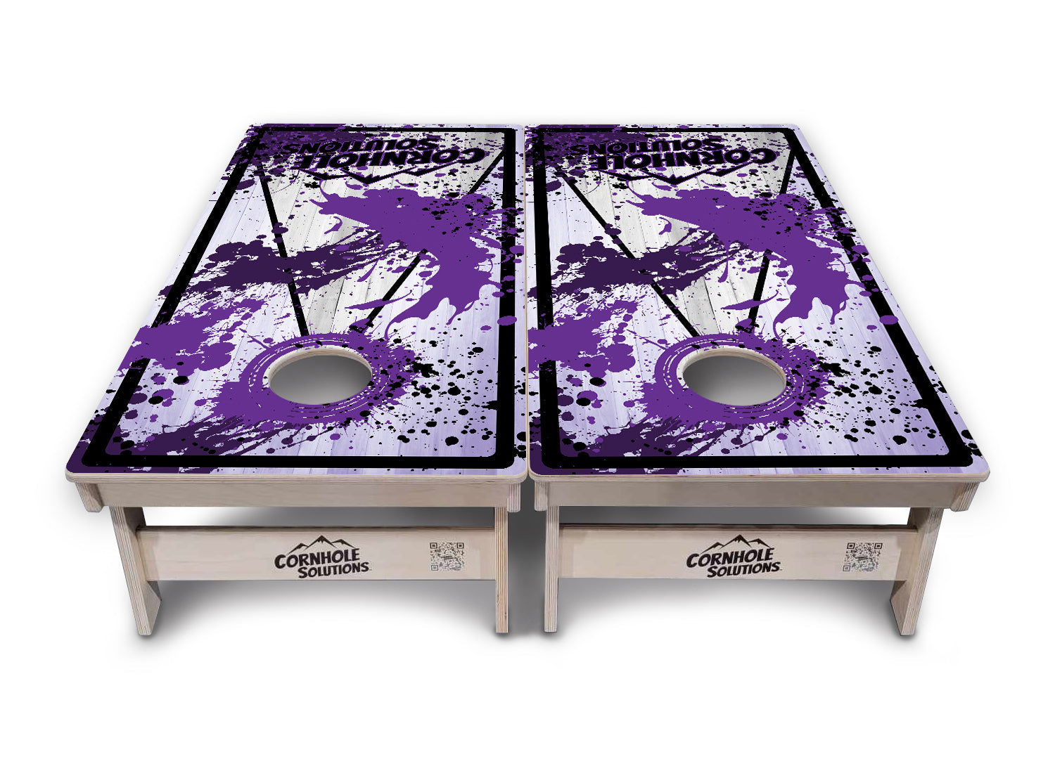 Paint Splatter Cornhole Boards - Professional Tournament Series