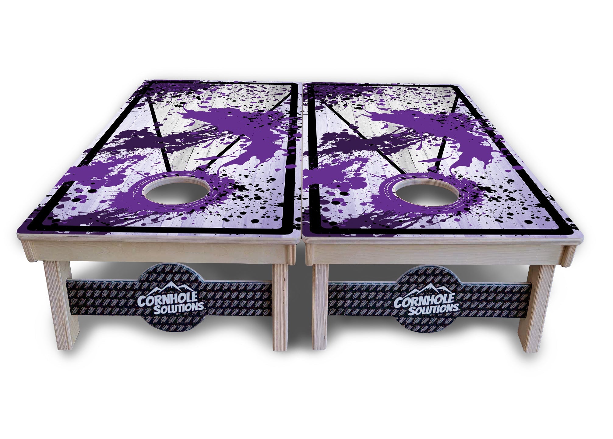 Paint Splatter Cornhole Boards - Professional Tournament Series