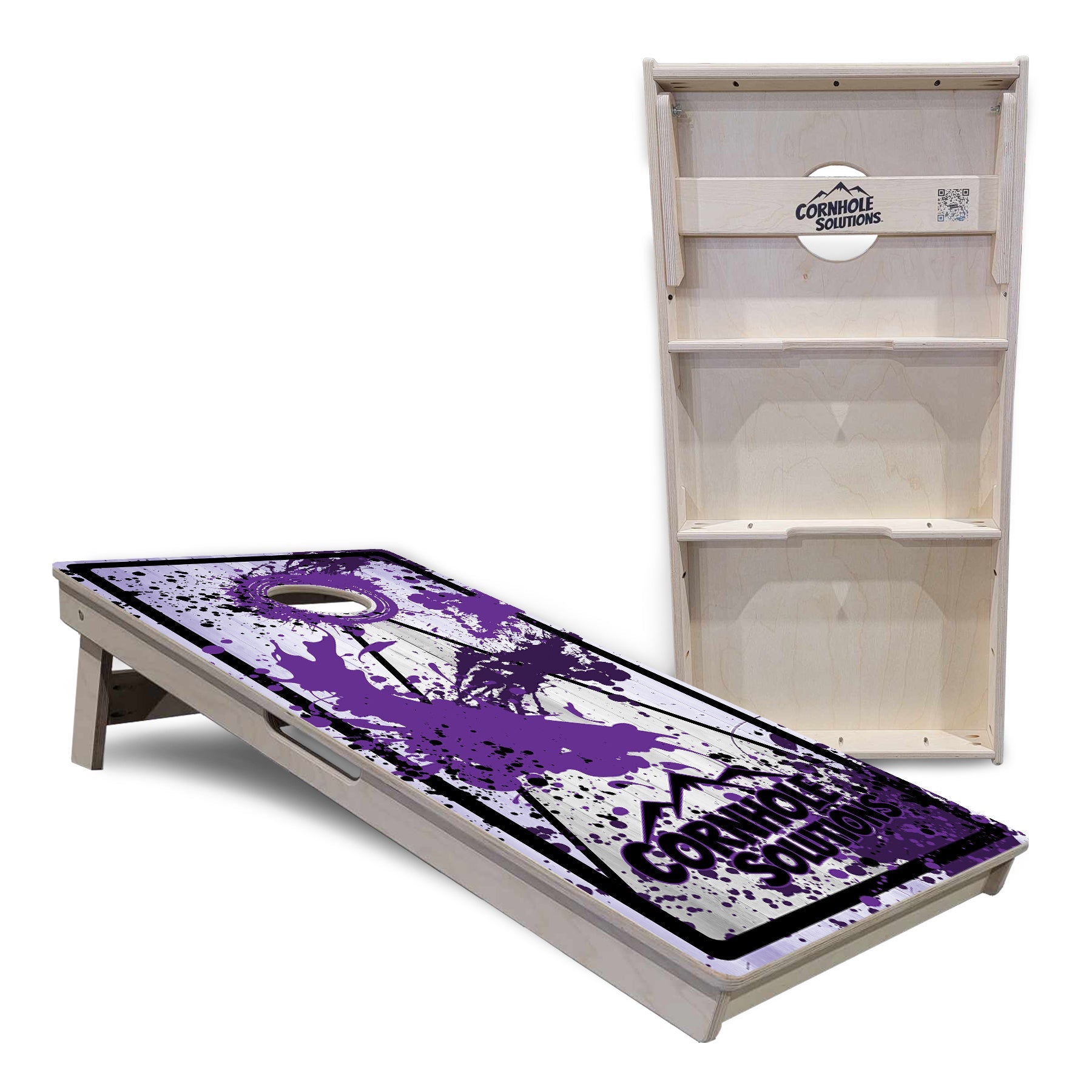Paint Splatter Cornhole Boards - Professional Tournament Series