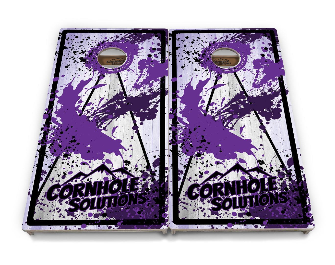 Paint Splatter Cornhole Boards - Professional Tournament Series