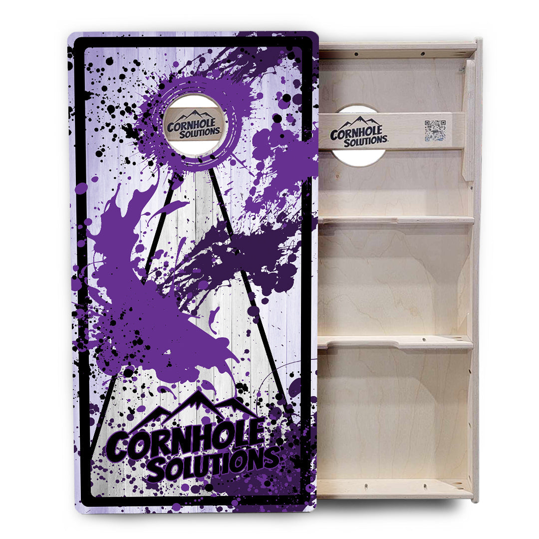 Paint Splatter Cornhole Boards - Professional Tournament Series