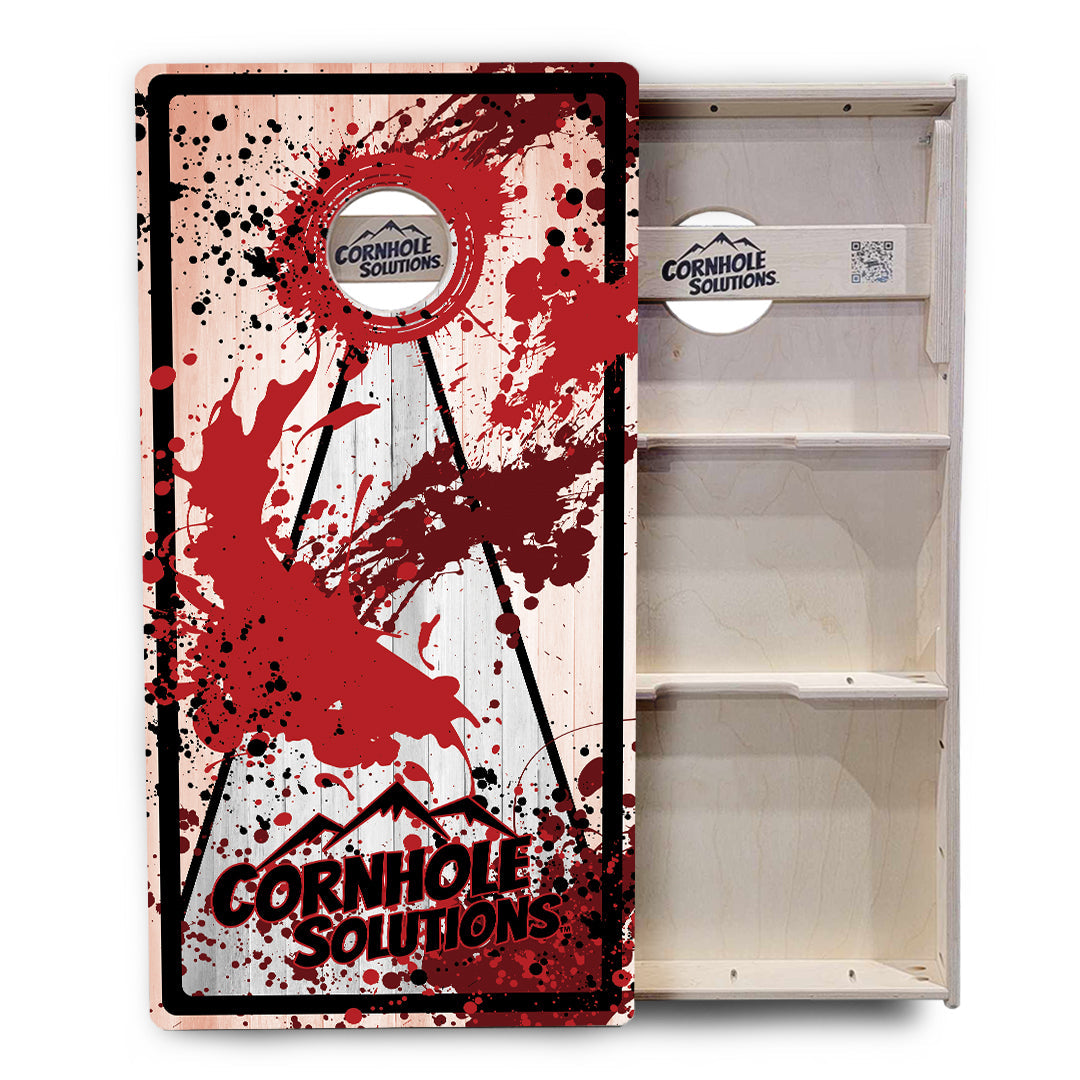 Paint Splatter Cornhole Boards - Professional Tournament Series